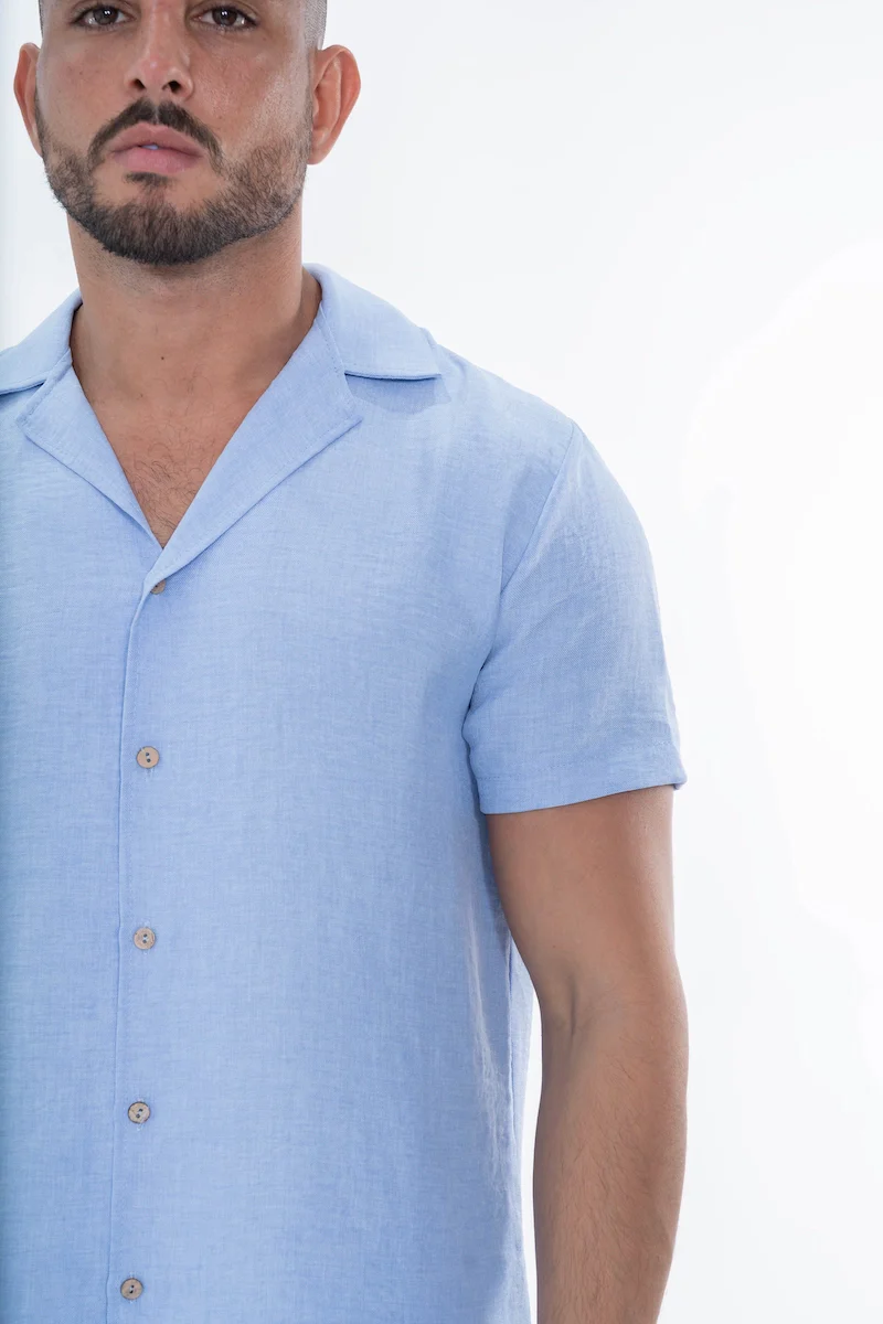 Ensemble uni chemise short - Image 7