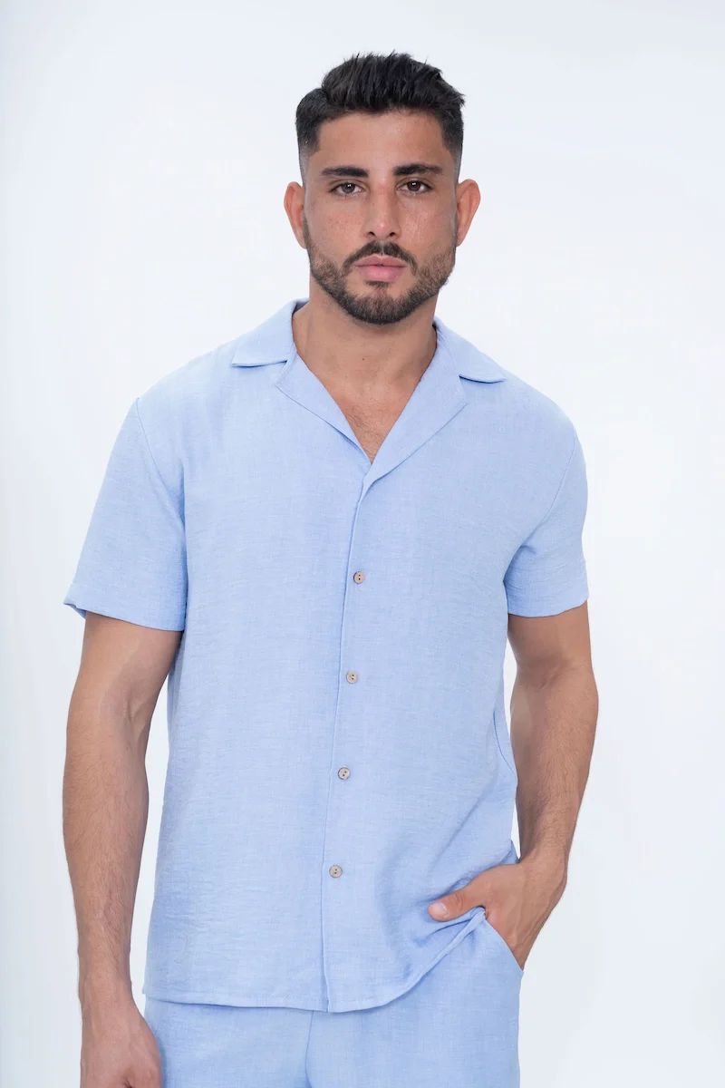 Ensemble uni chemise short - Image 9