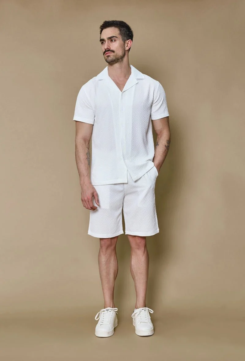 Ensemble uni chemise short - Image 11
