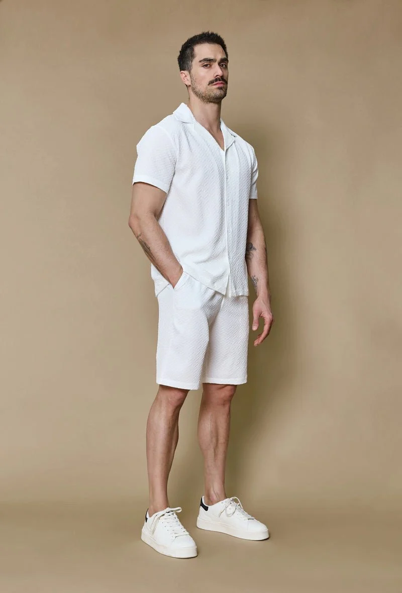 Ensemble uni chemise short - Image 12