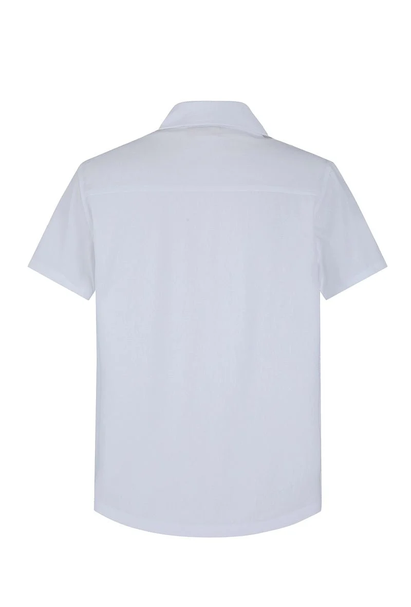 Ensemble uni chemise manches courtes short - Image 21