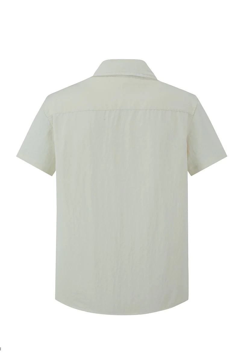 Ensemble uni chemise manches courtes short - Image 10