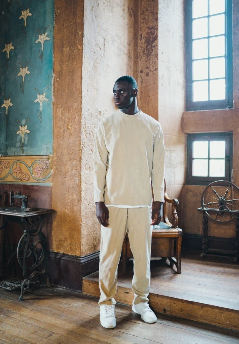 Ensemble uni pull pantalon cotelé - Image 5