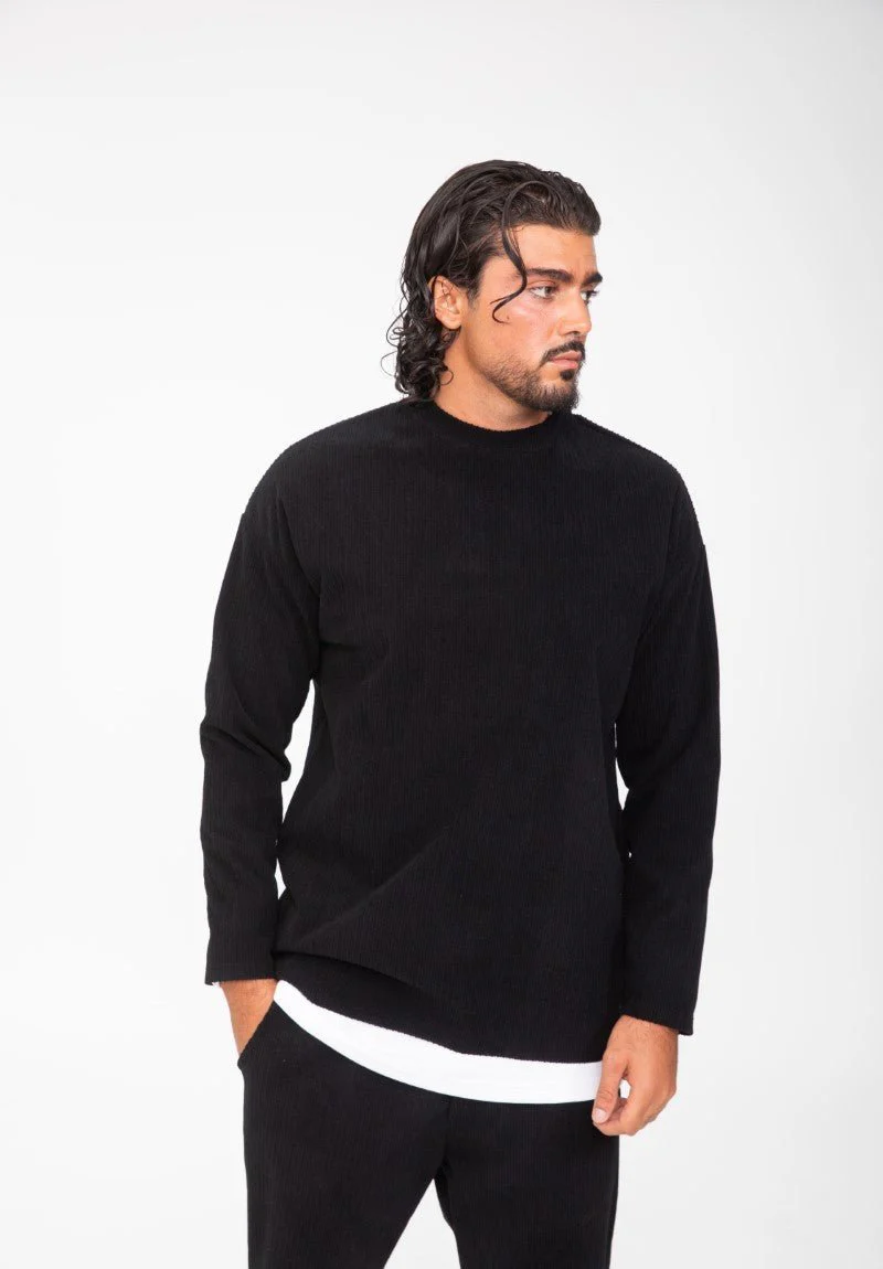 Ensemble uni pull pantalon cotelé - Image 9