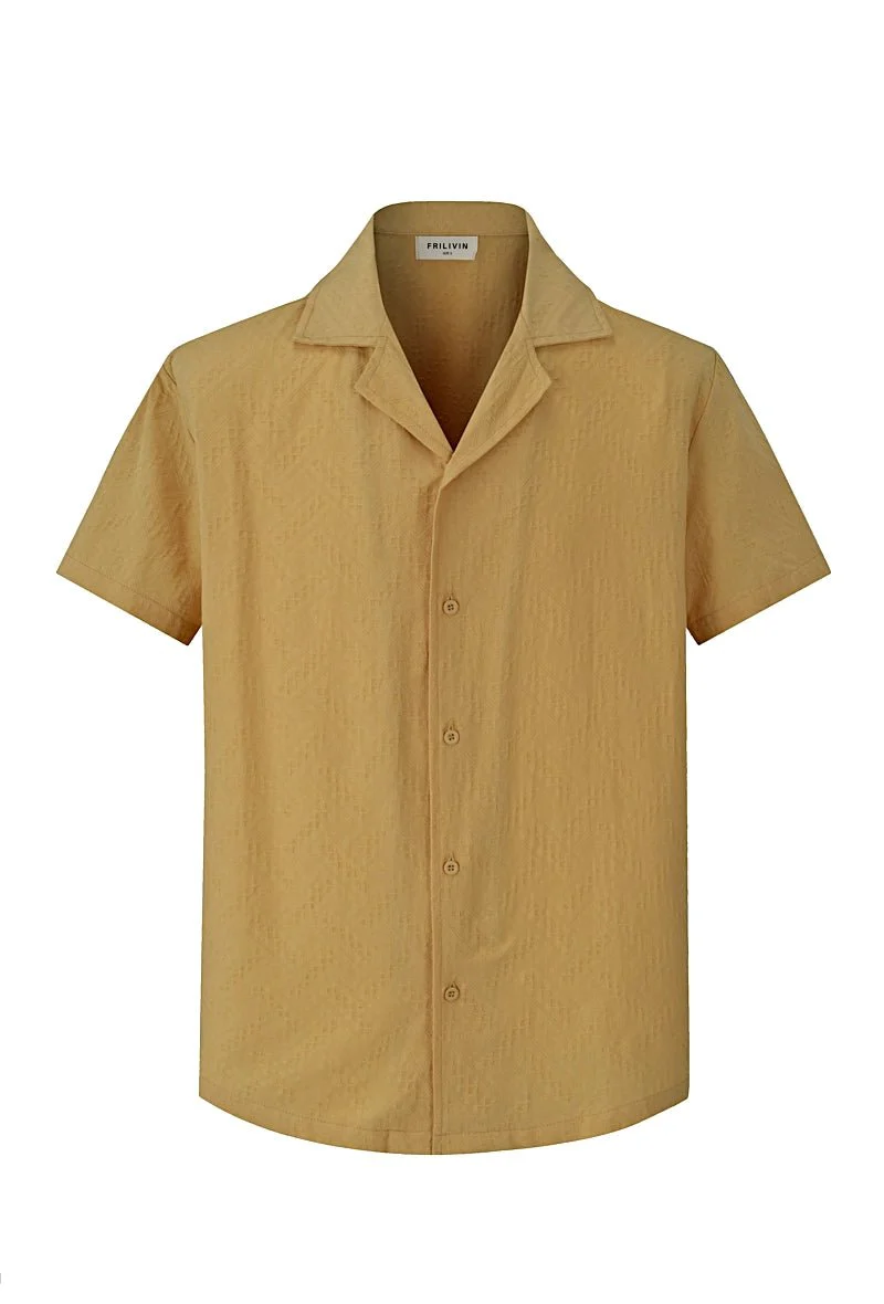 Ensemble uni décontracté chemise short - Image 2