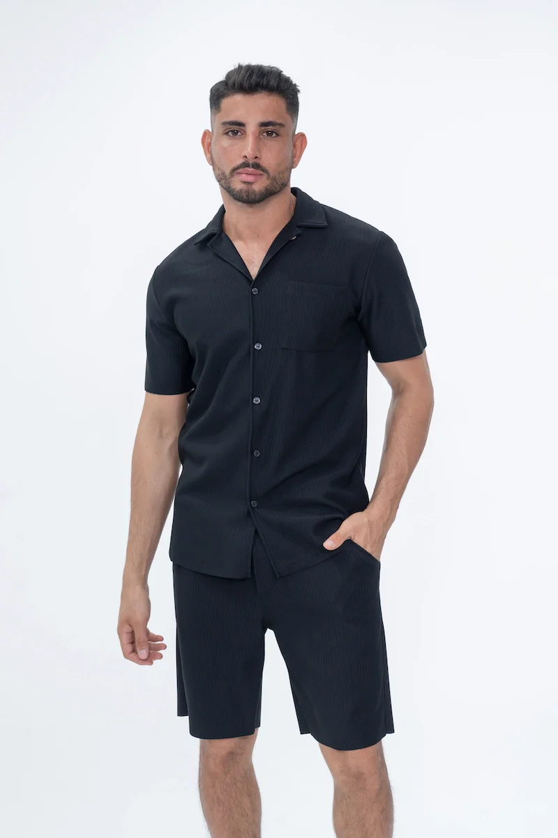 Ensemble chemise et short plissé - Image 5