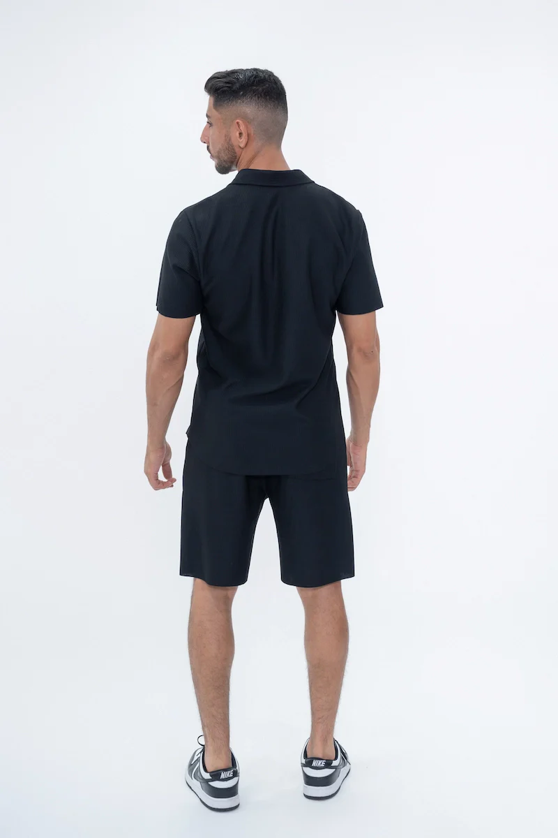 Ensemble chemise et short plissé - Image 7