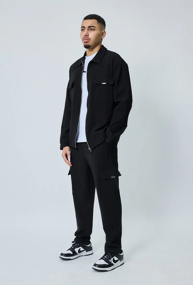 Ensemble uni veste pantalon cargo - Image 5