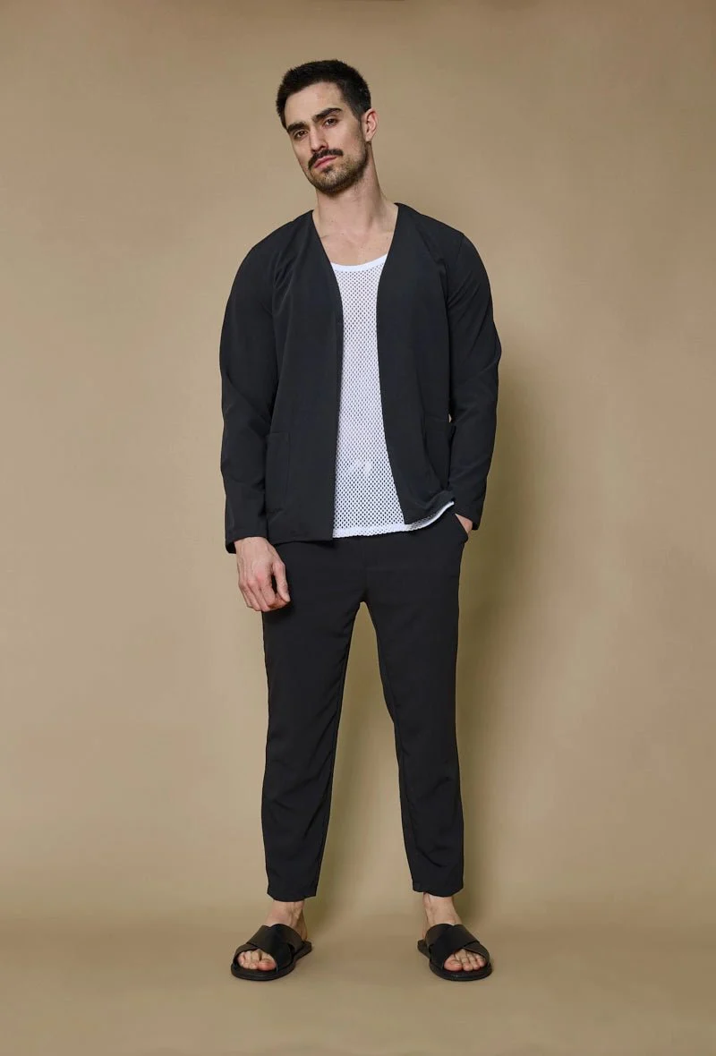Ensemble uni veste pantalon