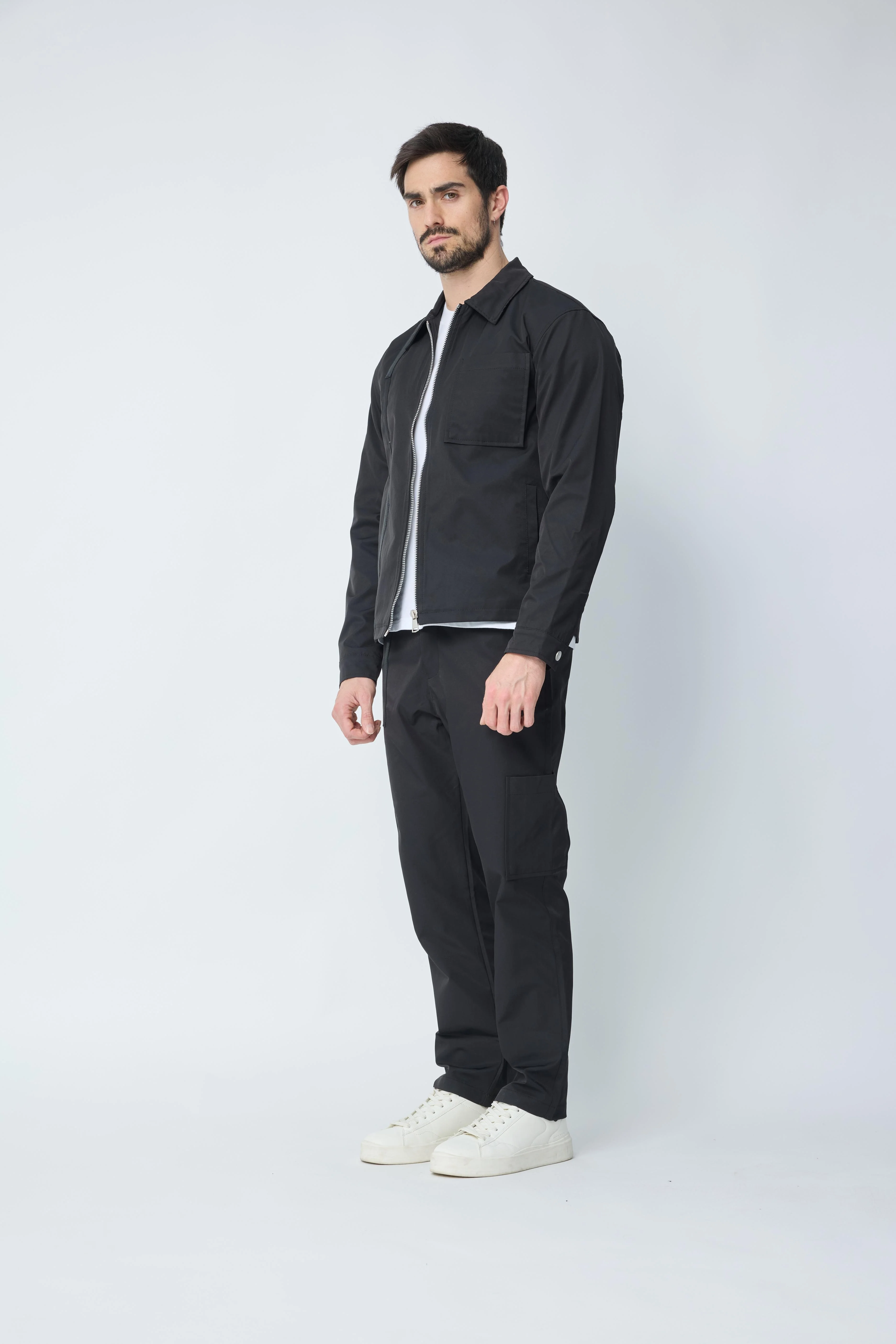 Ensemble veste et pantalon à poche uni - Image 22