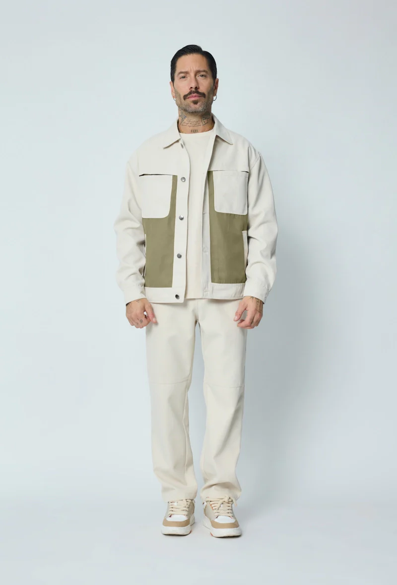 Ensemble veste et pantalon bi couleur - Image 11