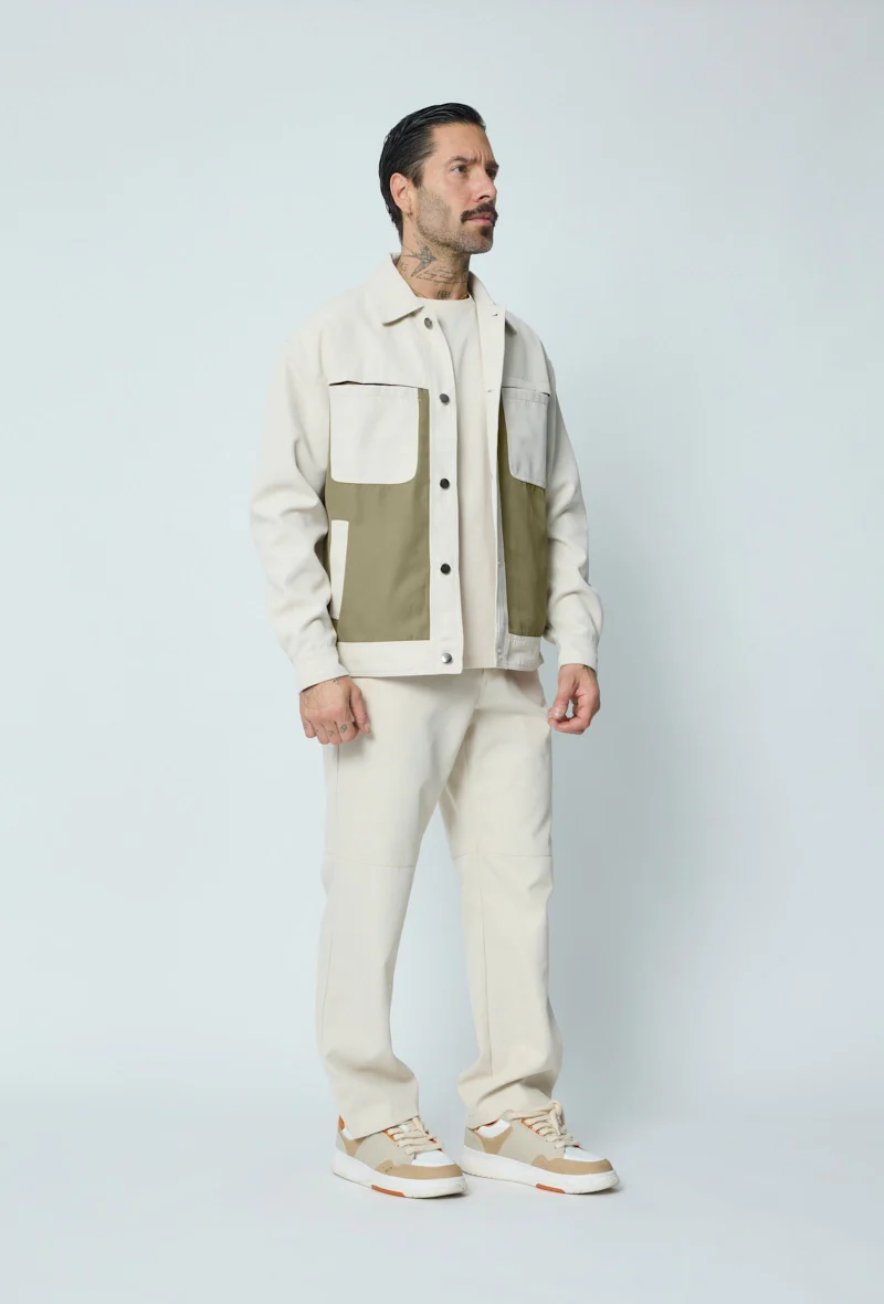 Ensemble veste et pantalon bi couleur - Image 12