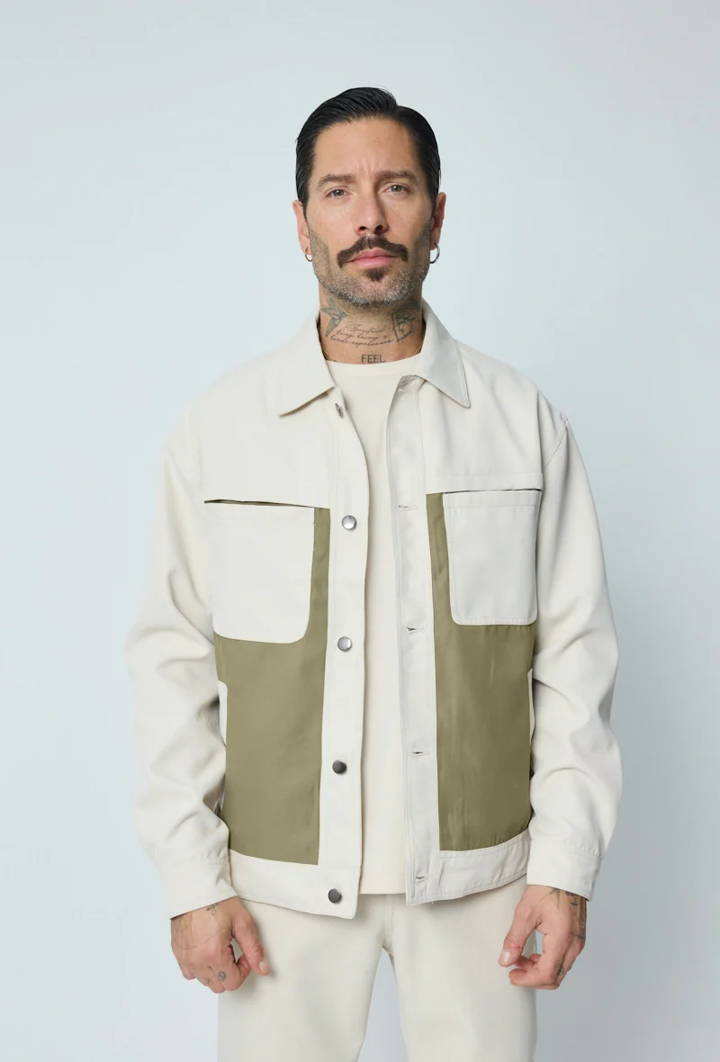 Ensemble veste et pantalon bi couleur - Image 14