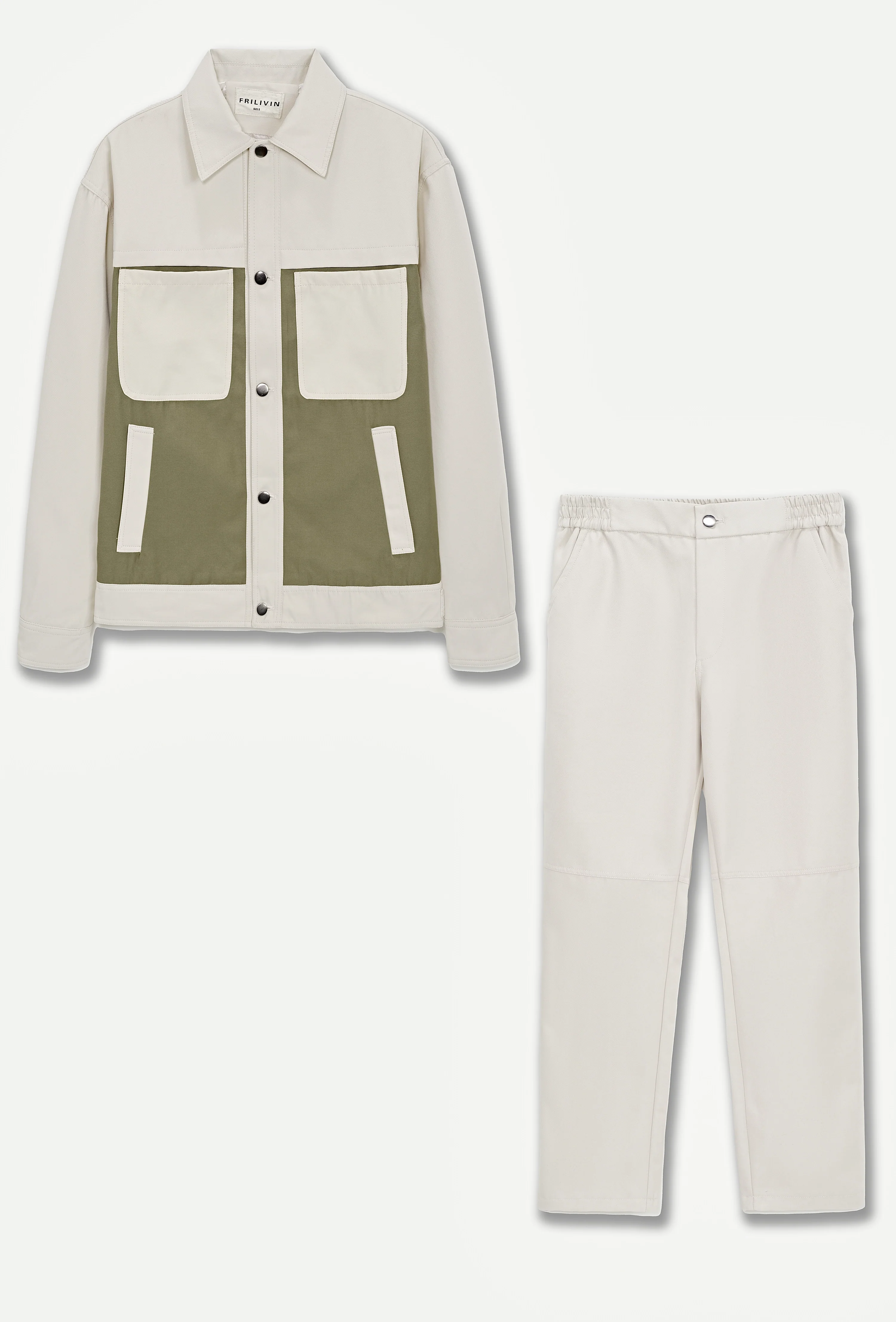 Ensemble veste et pantalon bi couleur - Image 18