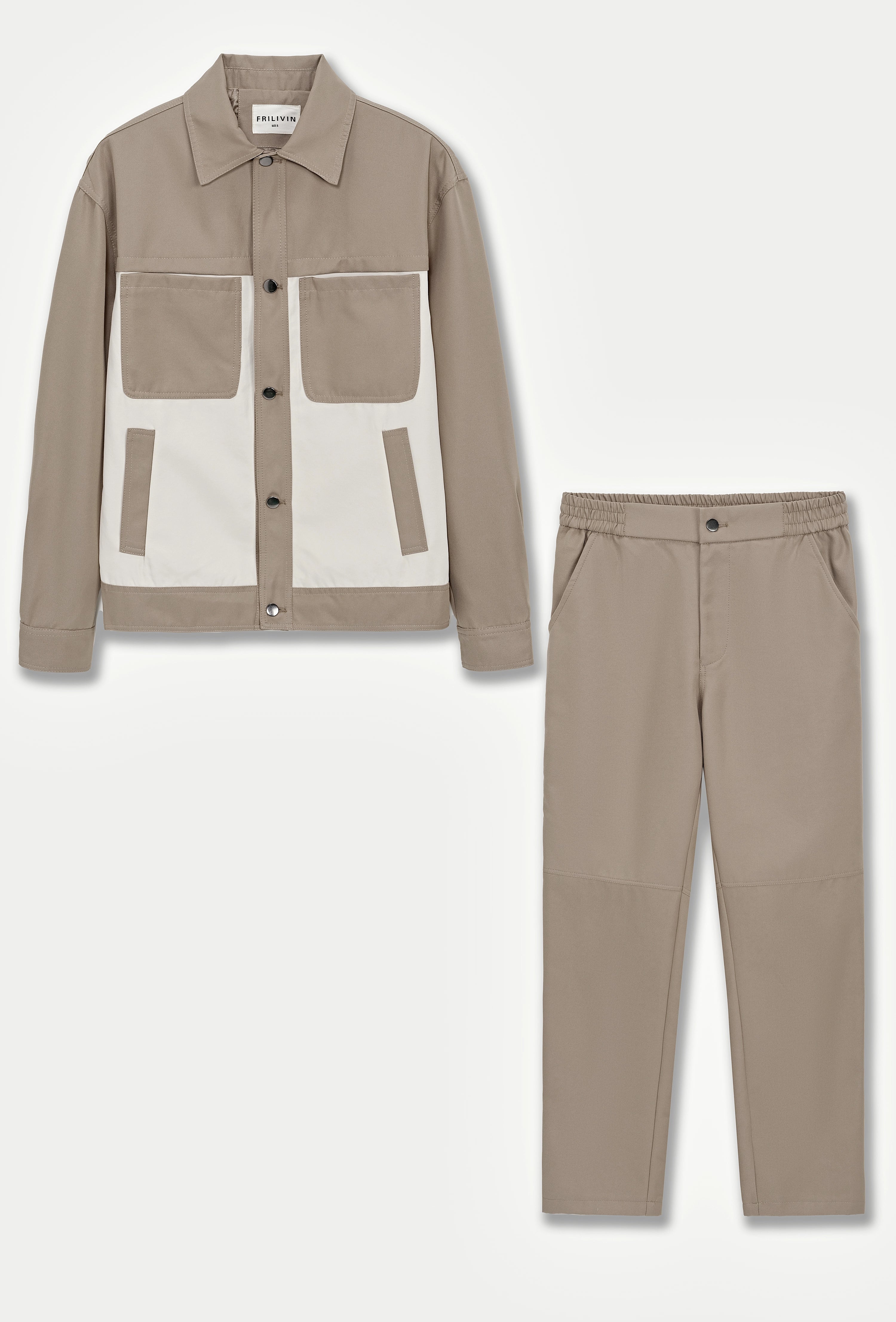 Ensemble veste et pantalon bi couleur - Image 31