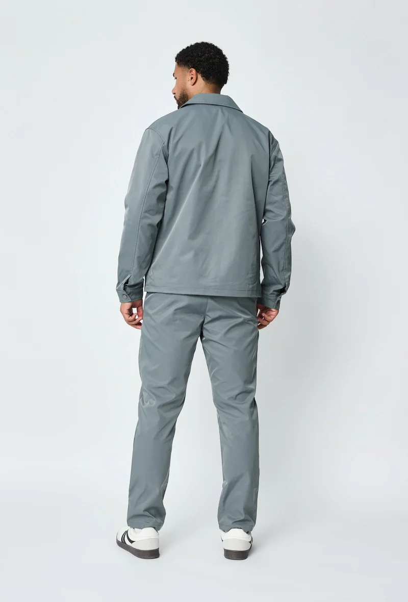 Ensemble veste et pantalon uni - Image 3