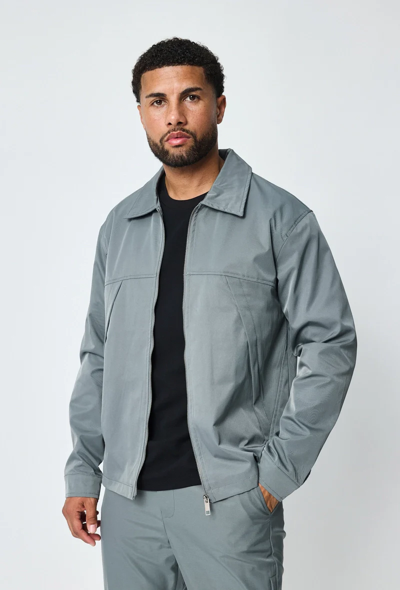 Ensemble veste et pantalon uni - Image 4