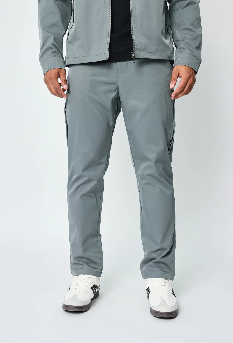 Ensemble veste et pantalon uni - Image 6