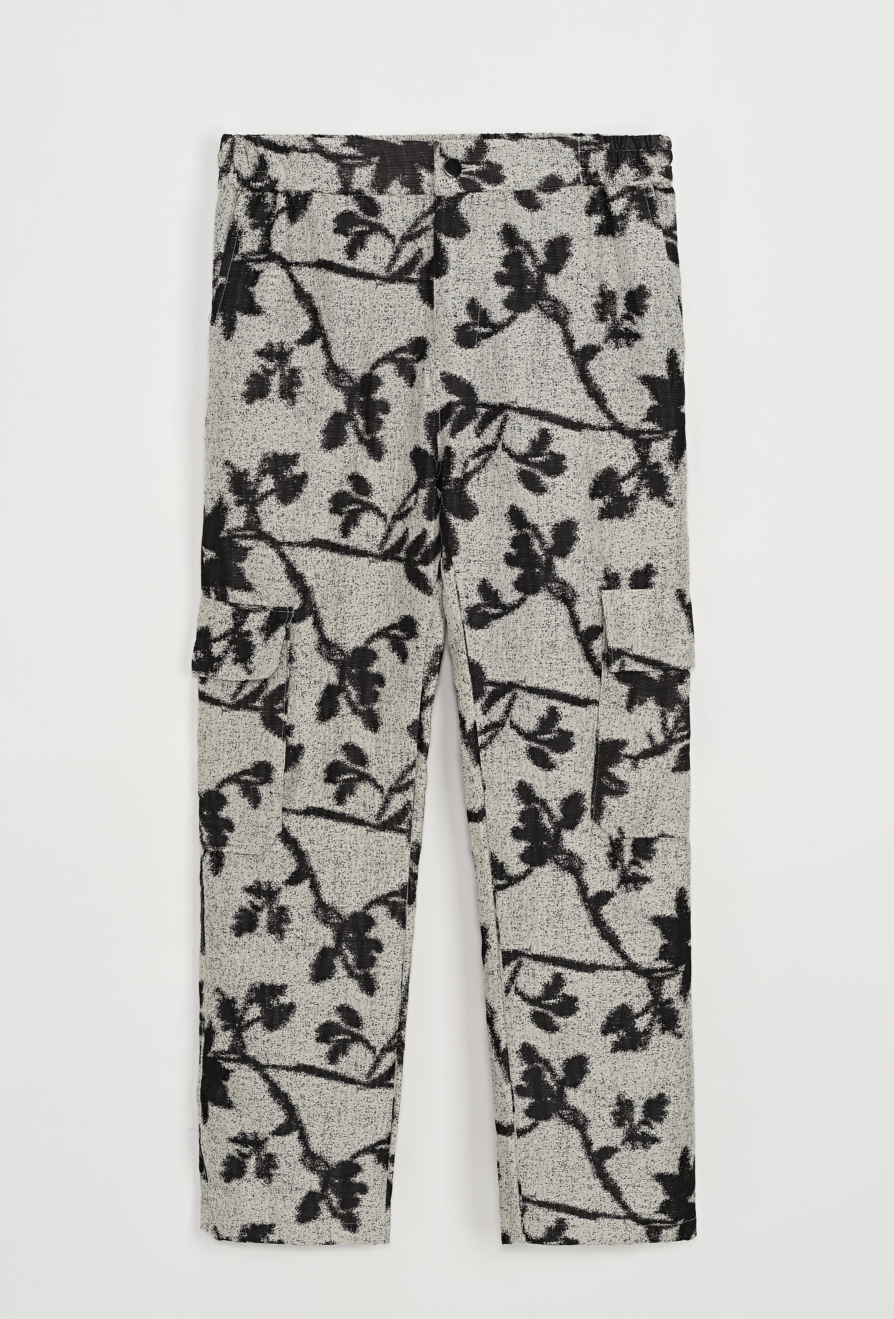 Ensemble veste pantalon à motif feuillage - Image 11