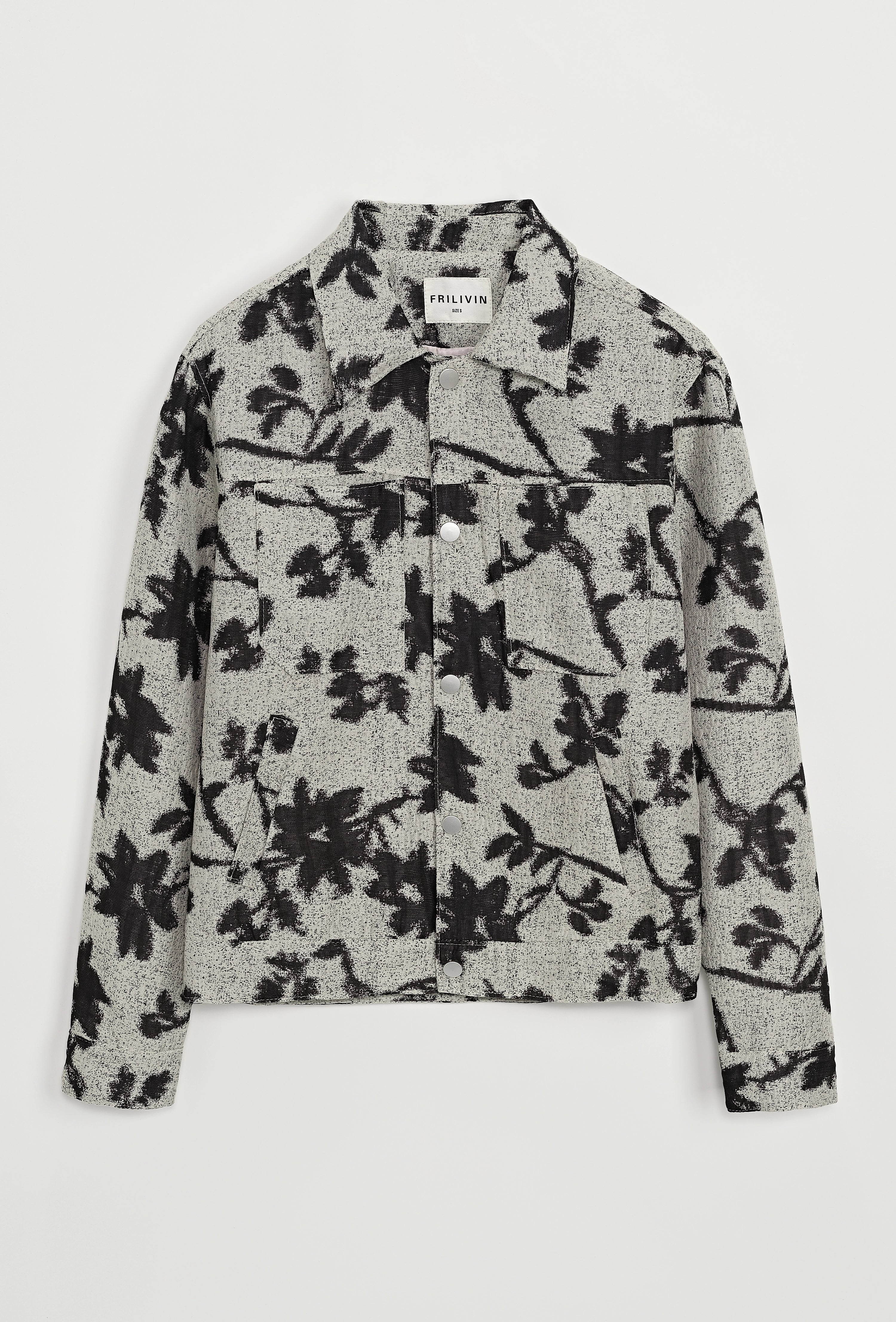 Ensemble veste pantalon à motif feuillage - Image 8