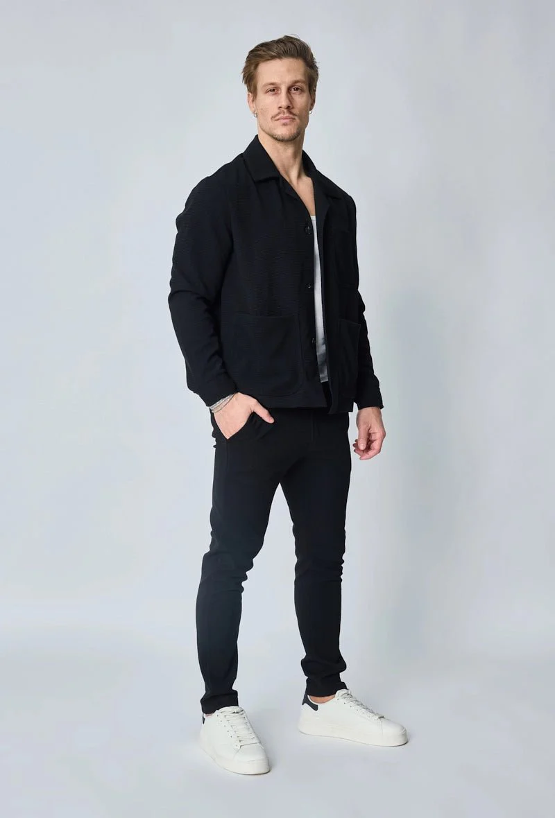 Ensemble veste pantalon uni - Image 4