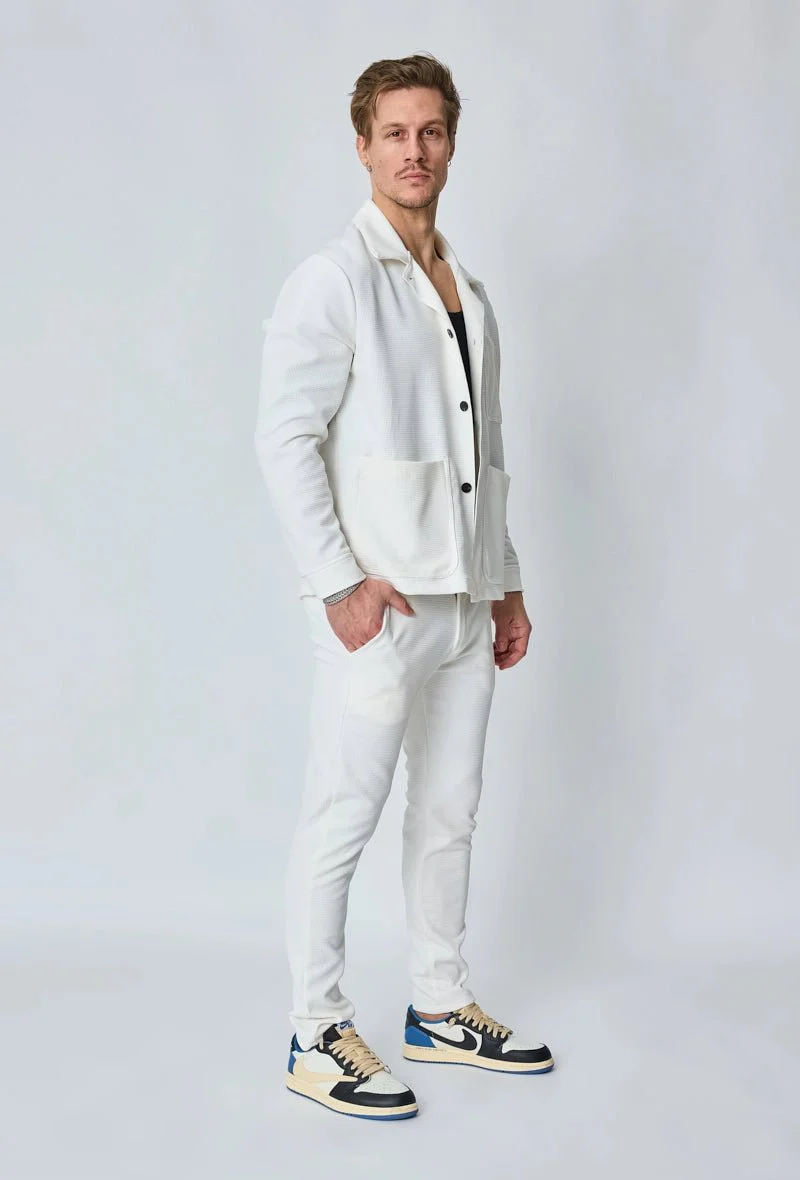 Ensemble veste pantalon uni - Image 9