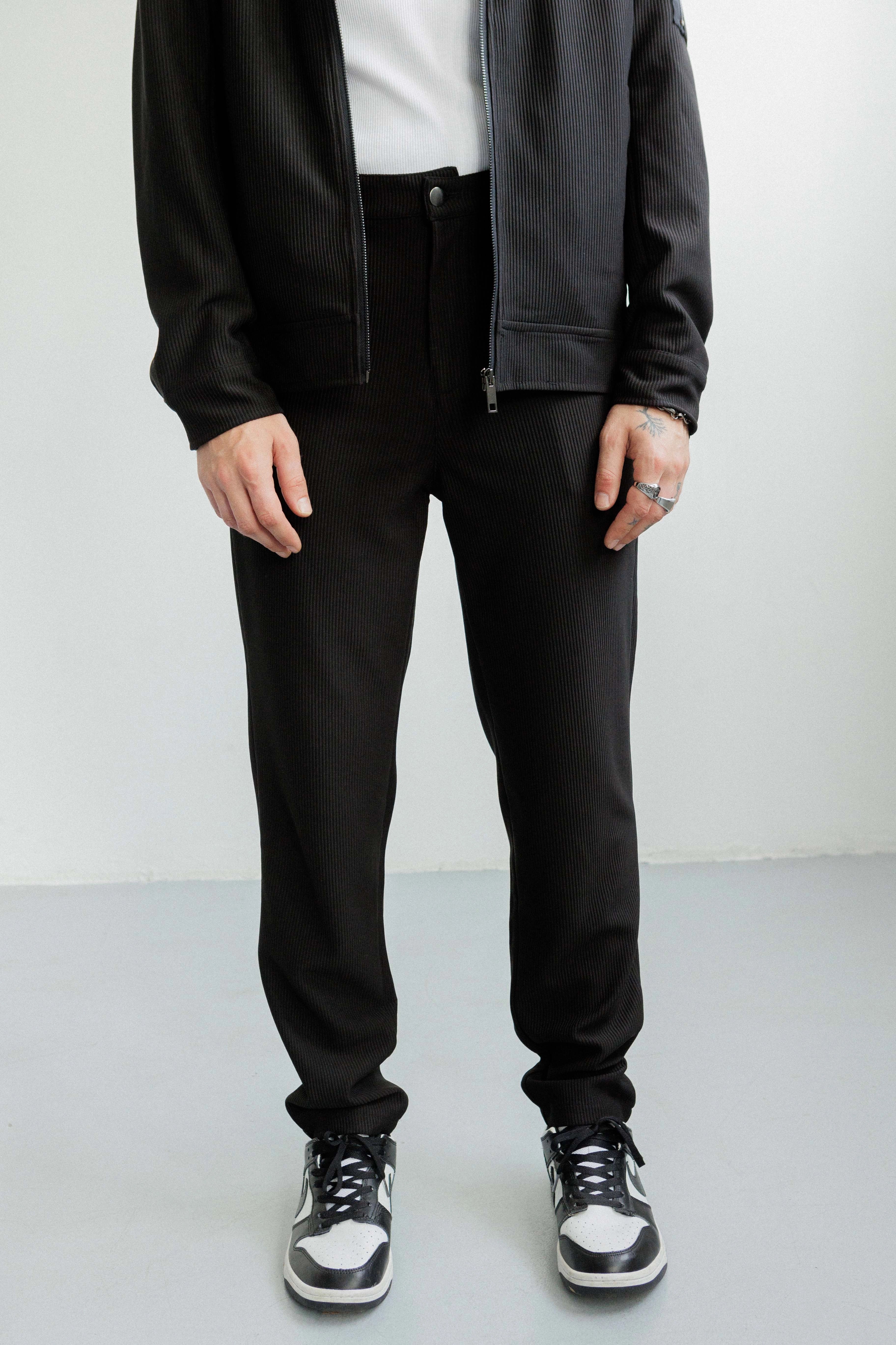 Ensemble veste pantalon uni - Image 3