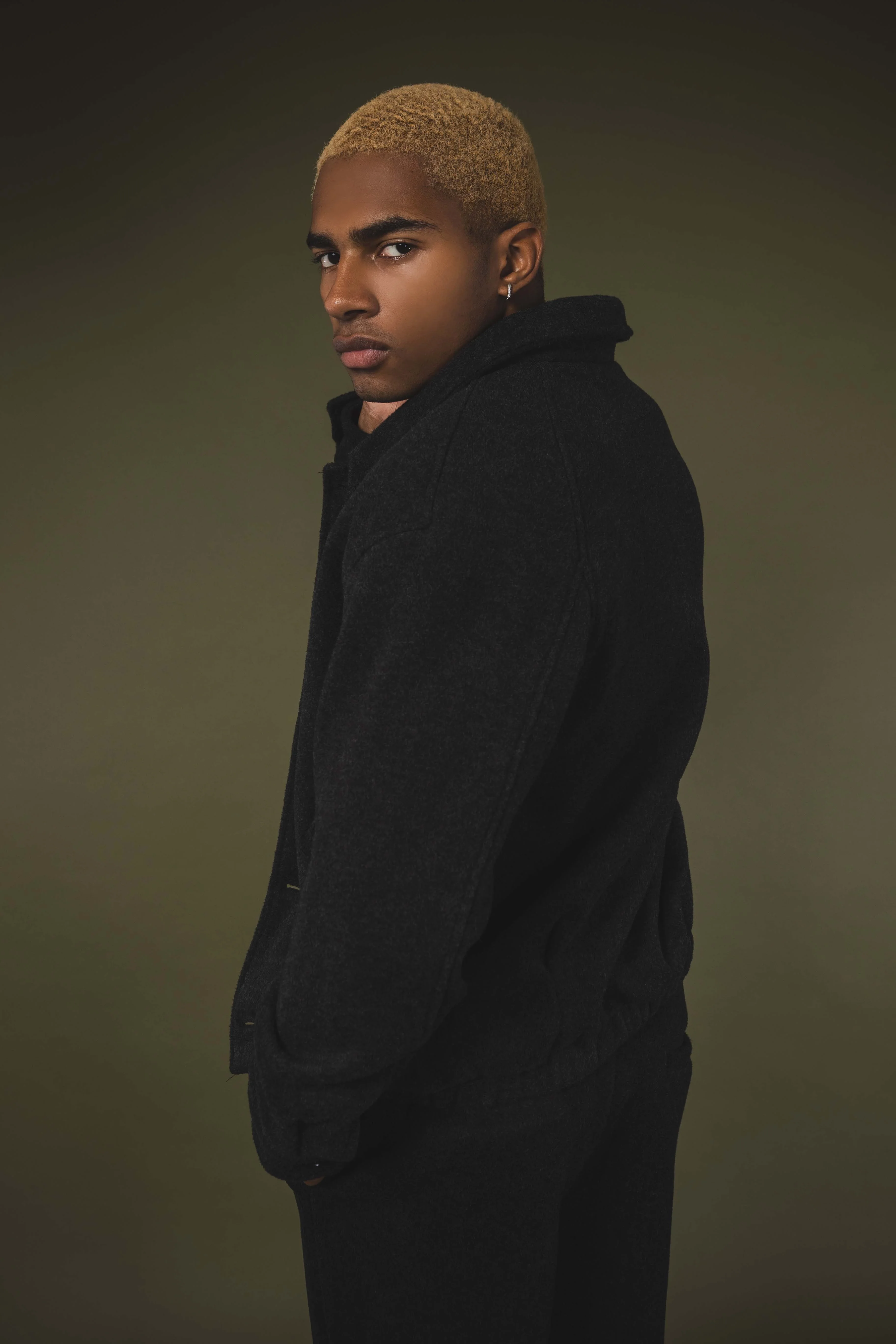 Ensemble veste pantalon uni - Image 5