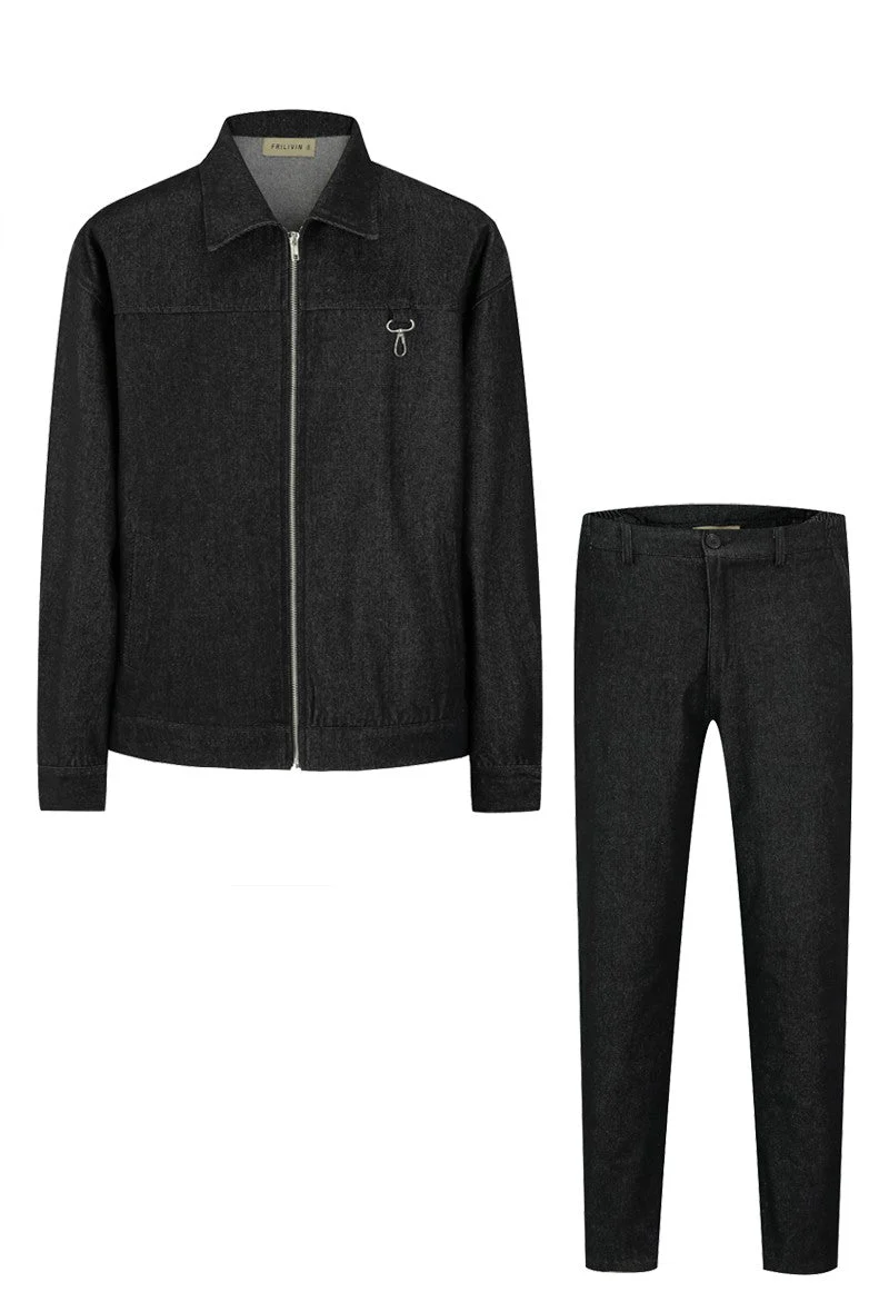 Ensemble veste pantalon workers denim - Image 12