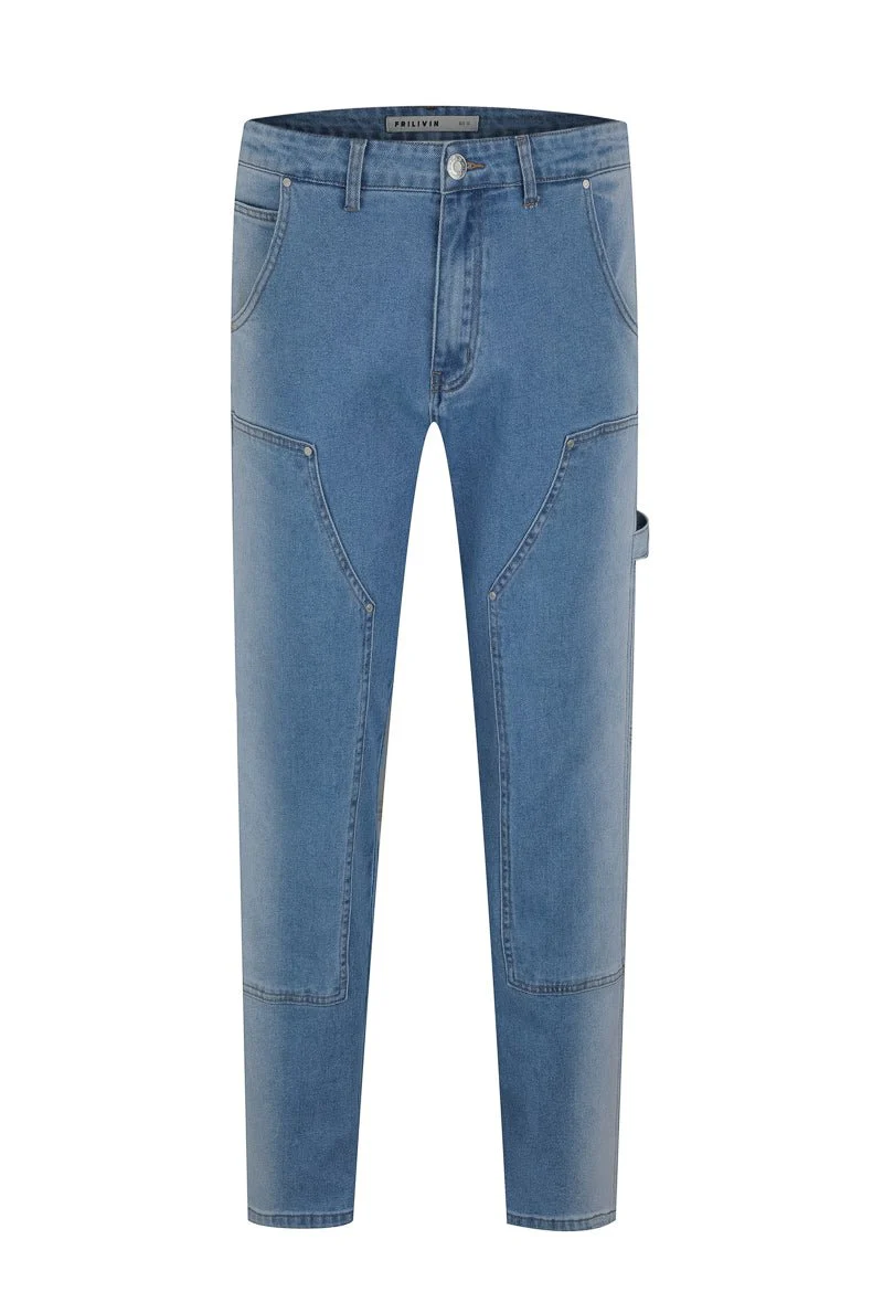 Jean bicolore loose fit - Image 8
