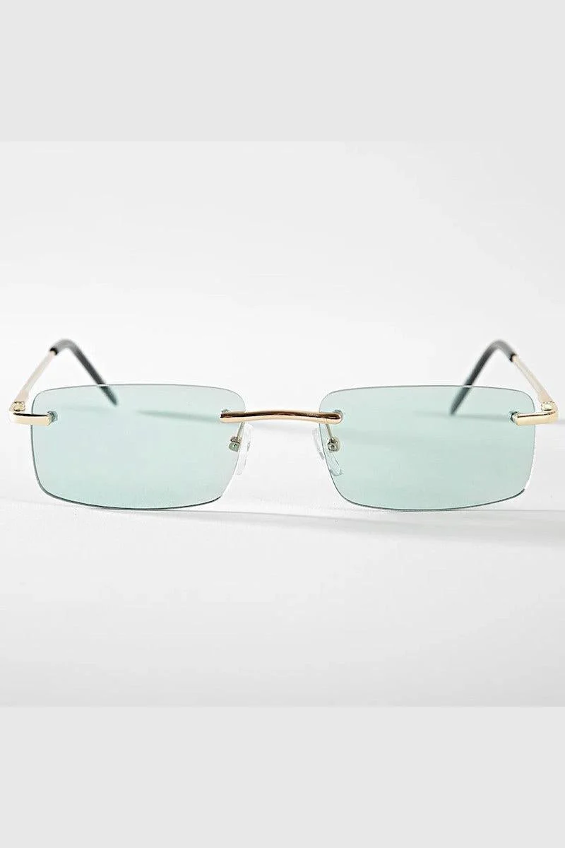 Lunettes rectangulaires sans monture - Image 10