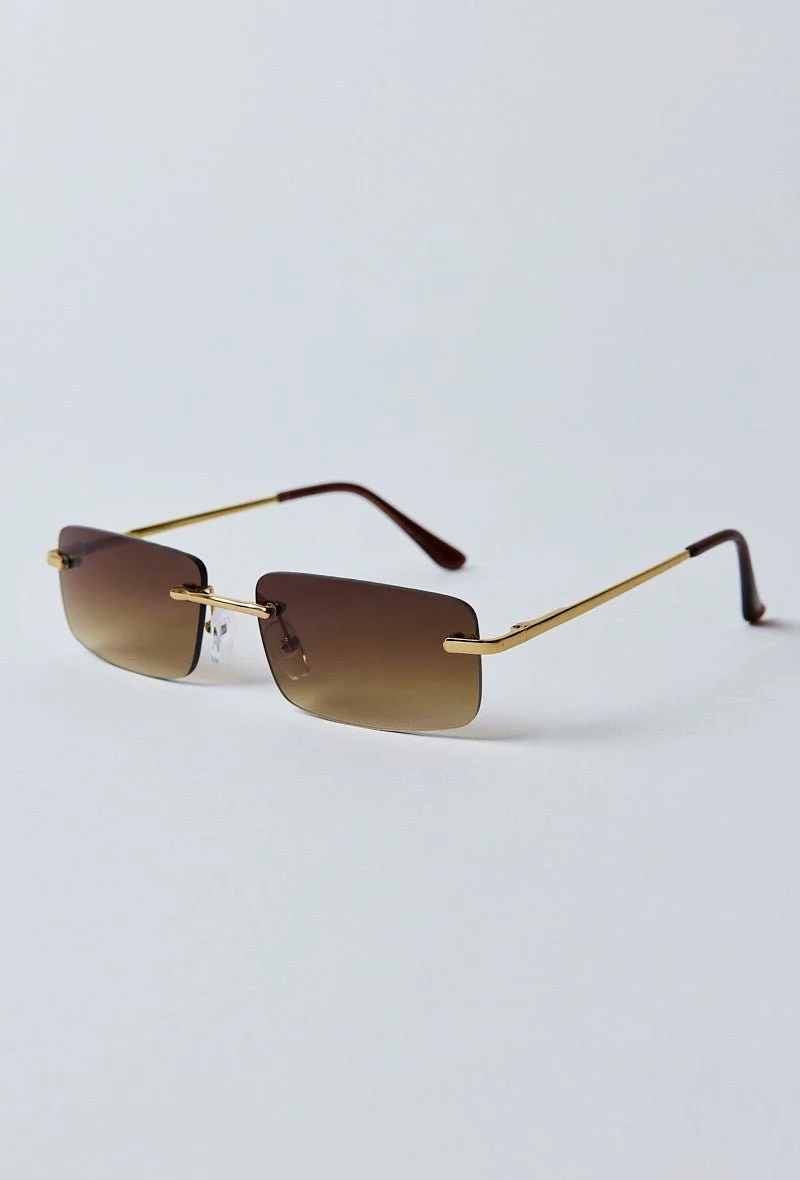 Lunettes rectangulaires sans monture - Image 29
