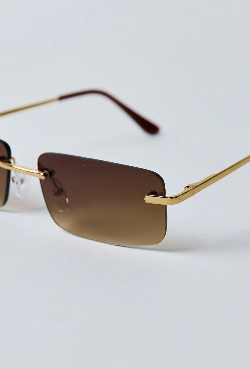 Lunettes rectangulaires sans monture - Image 30