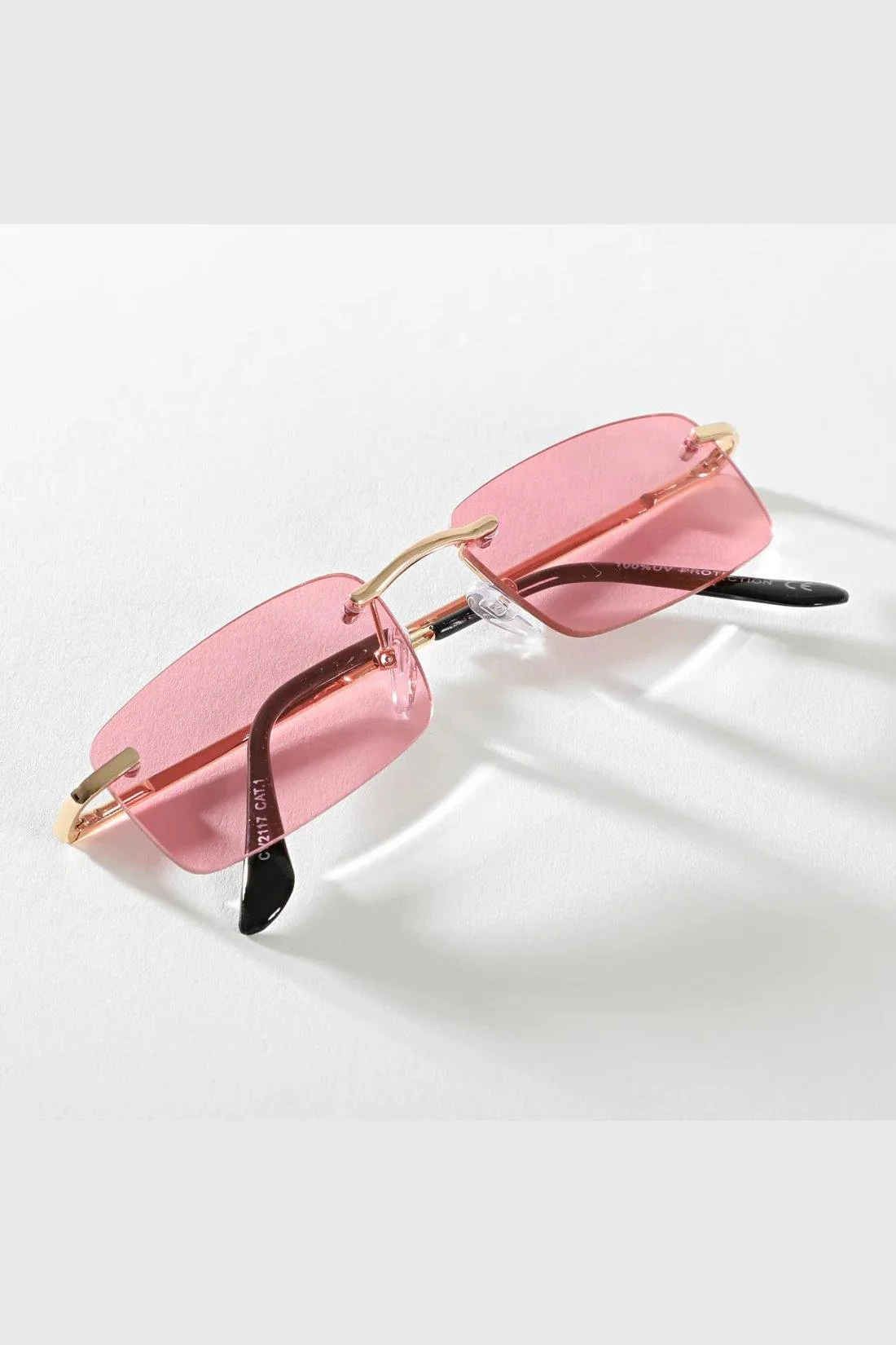 Lunettes rectangulaires sans monture - Image 37