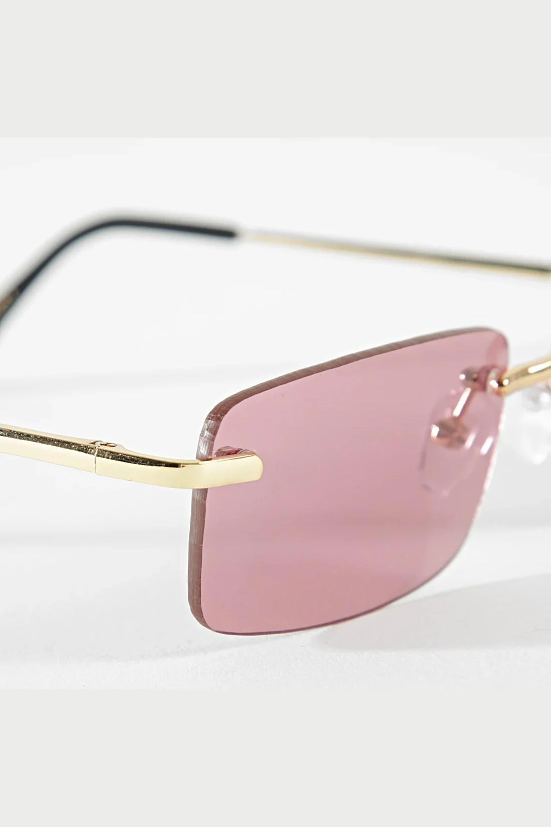 Lunettes rectangulaires sans monture - Image 46