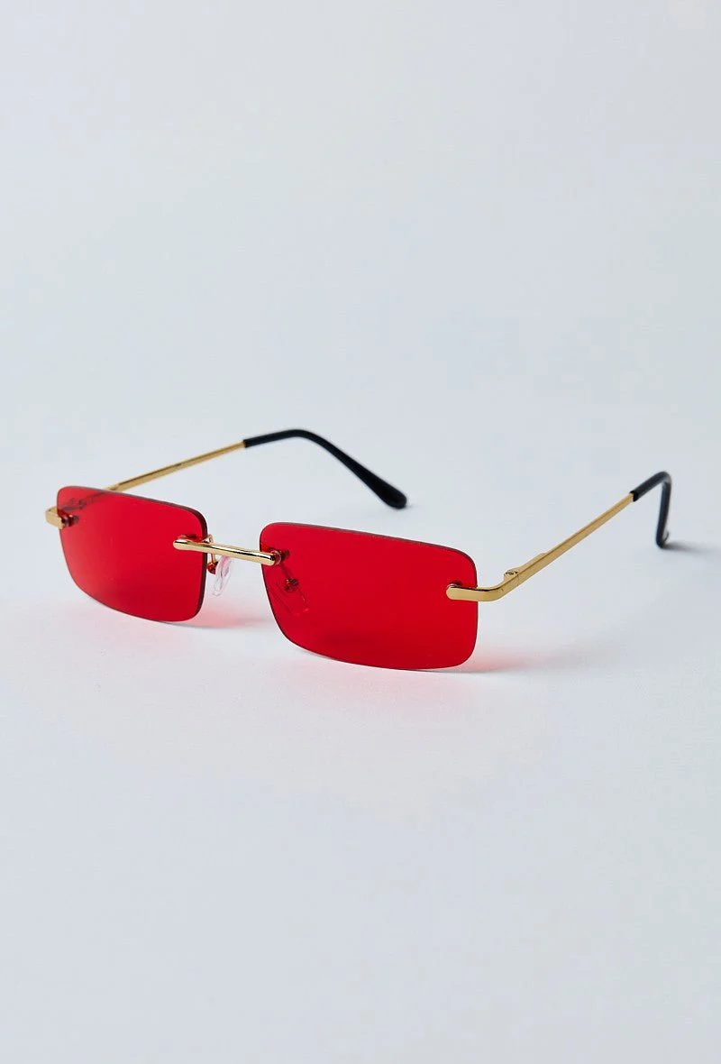 Lunettes rectangulaires sans monture - Image 5