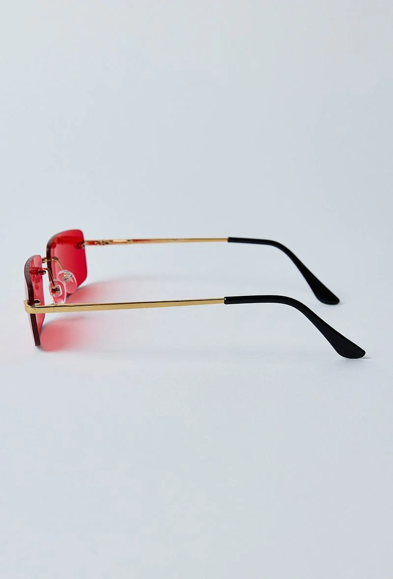 Lunettes rectangulaires sans monture - Image 7