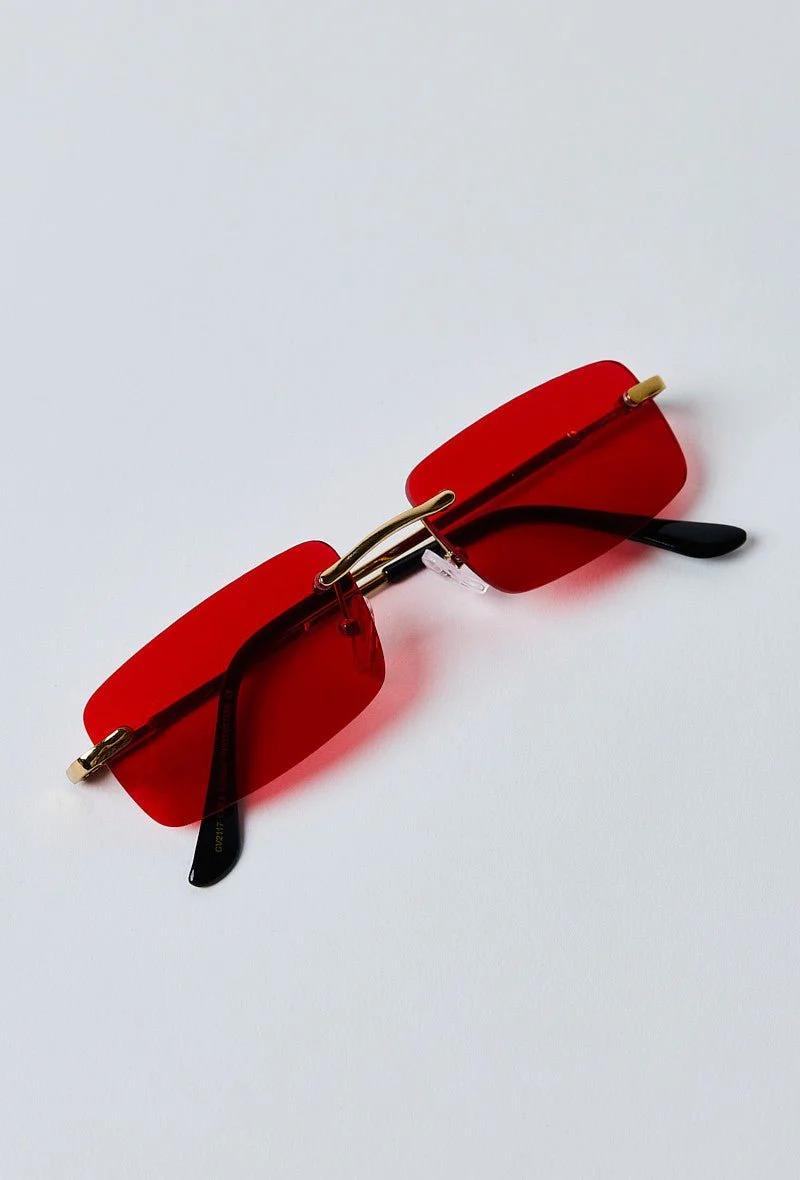 Lunettes rectangulaires sans monture - Image 8