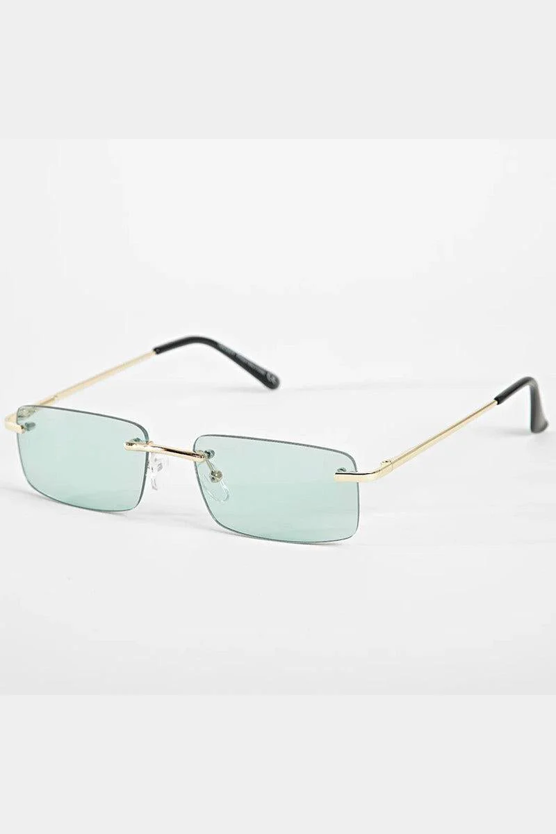 Lunettes rectangulaires sans monture - Image 9