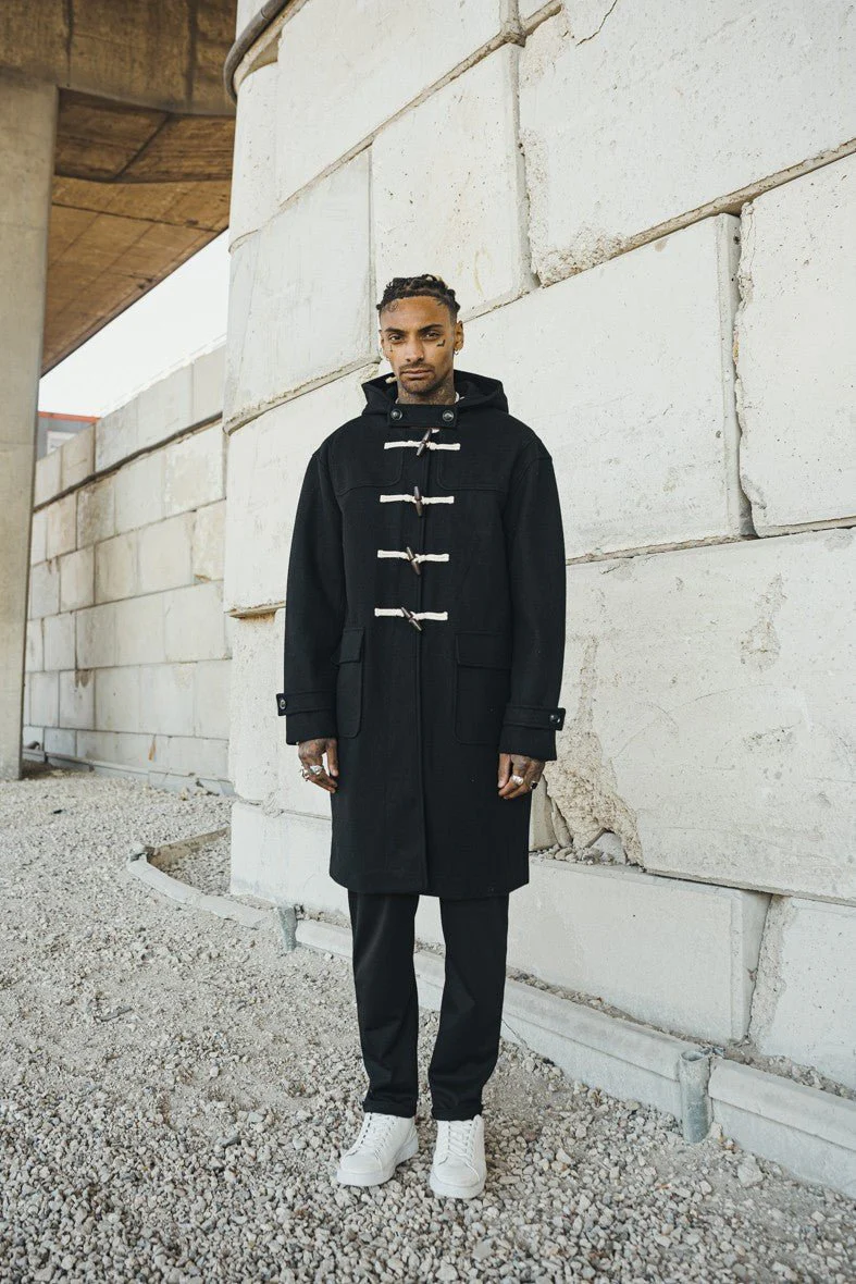 Manteau dufflecoat à capuche - Image 3