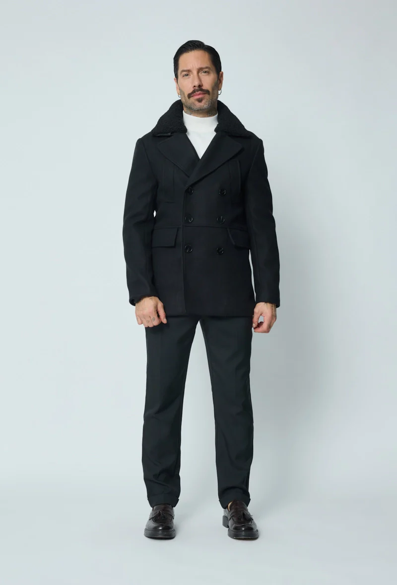Manteau long boutonné - Image 5