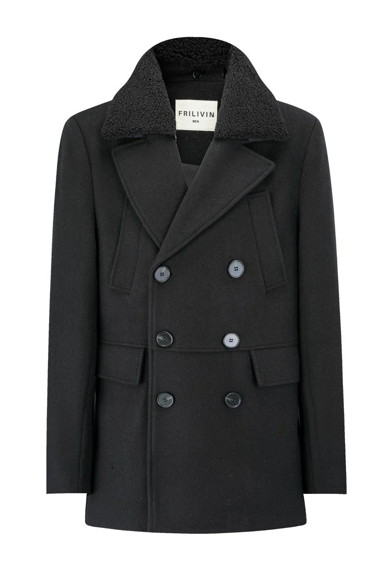 Manteau long boutonné - Image 8