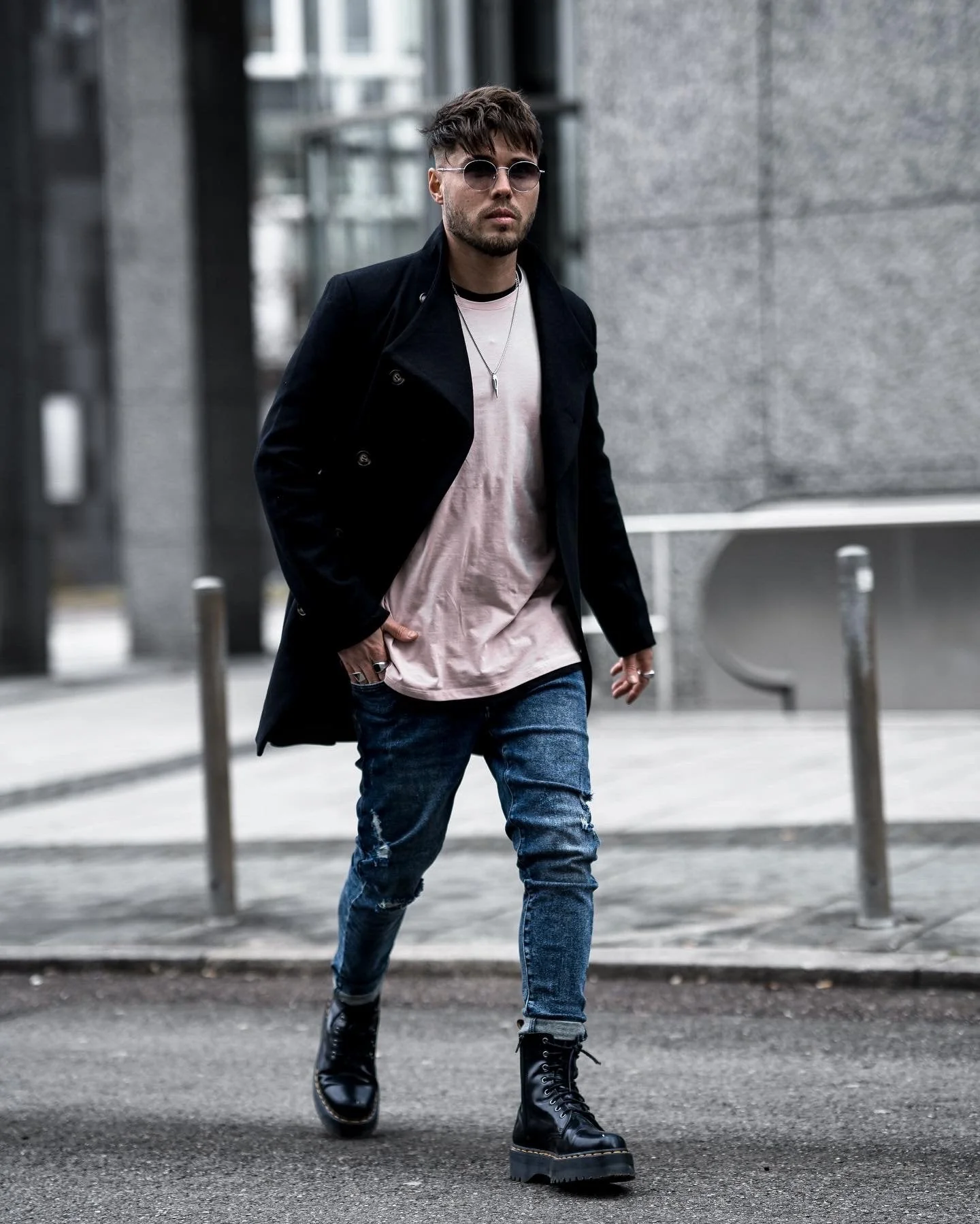 Manteau long élégant