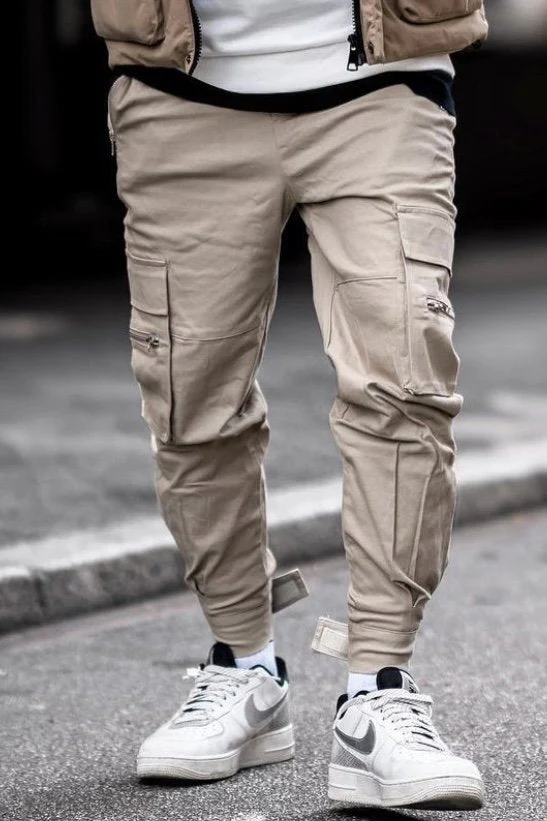 Pantalon cargo jogger avec détail zippé - Image 16