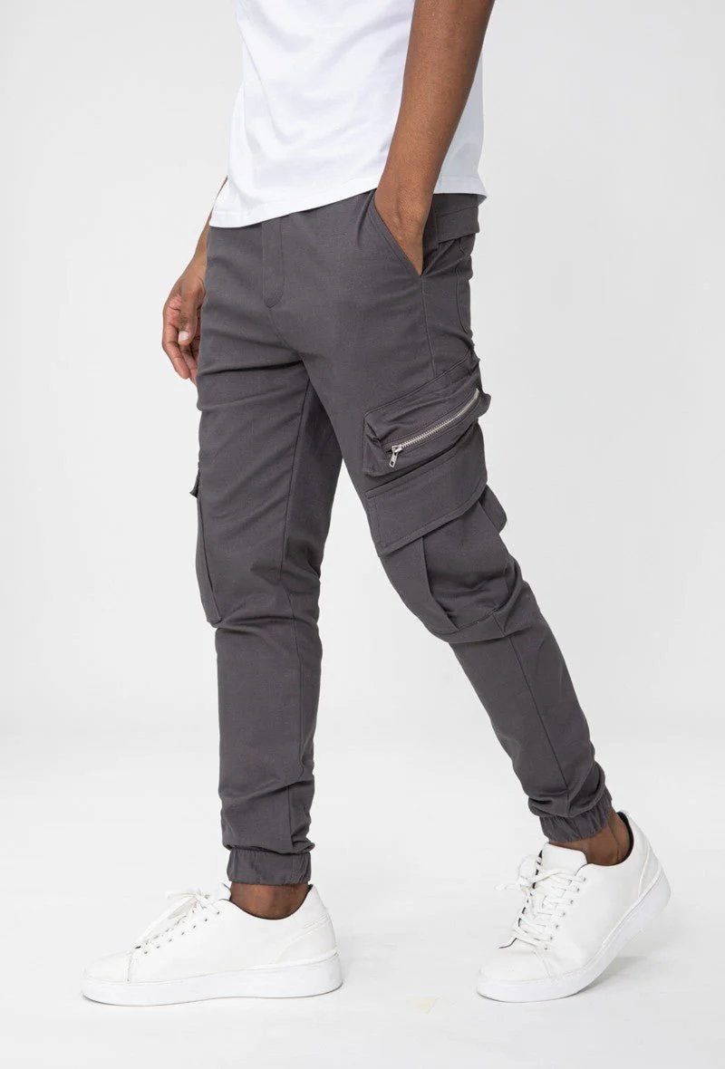Pantalon cargo jogger avec zip - Image 3