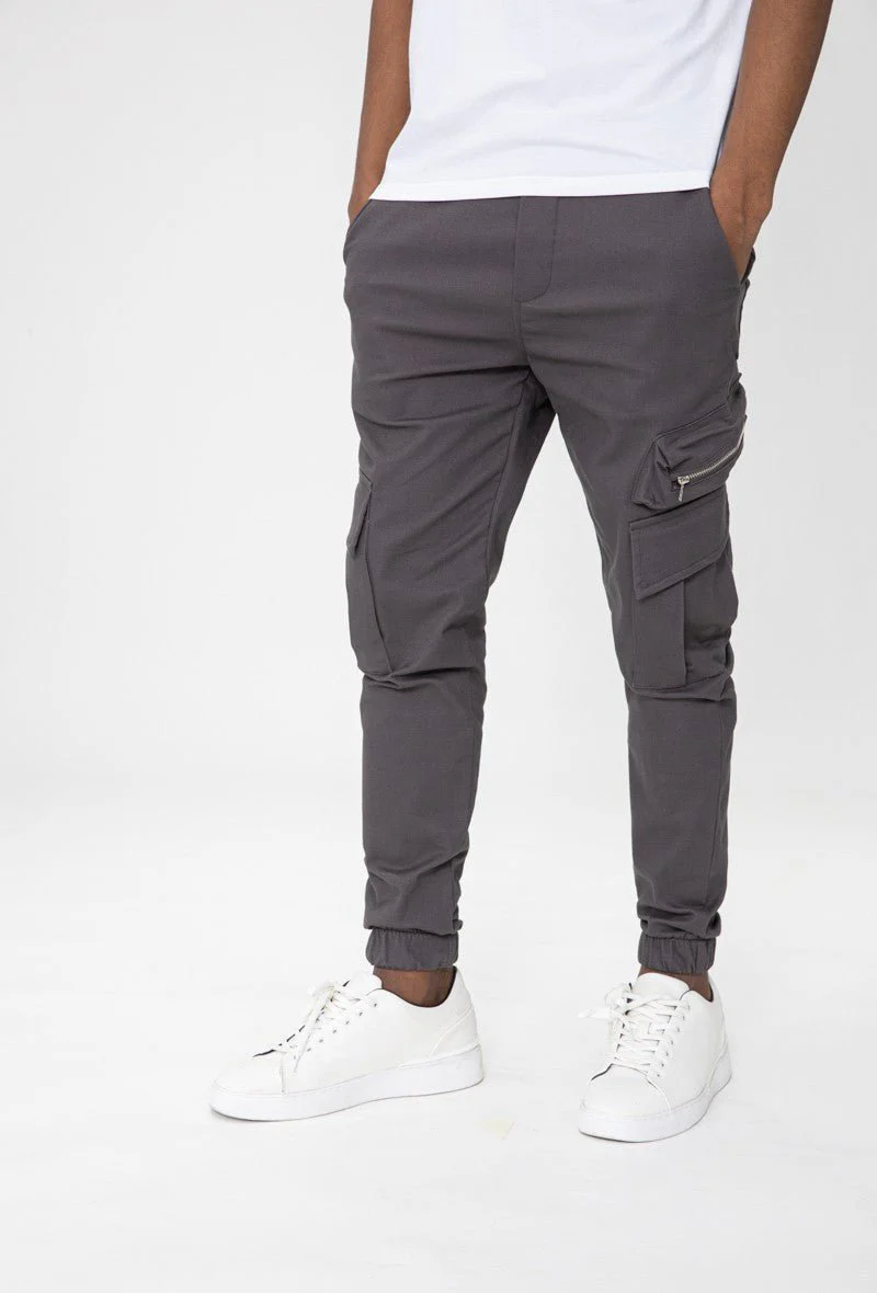 Pantalon cargo jogger avec zip - Image 4