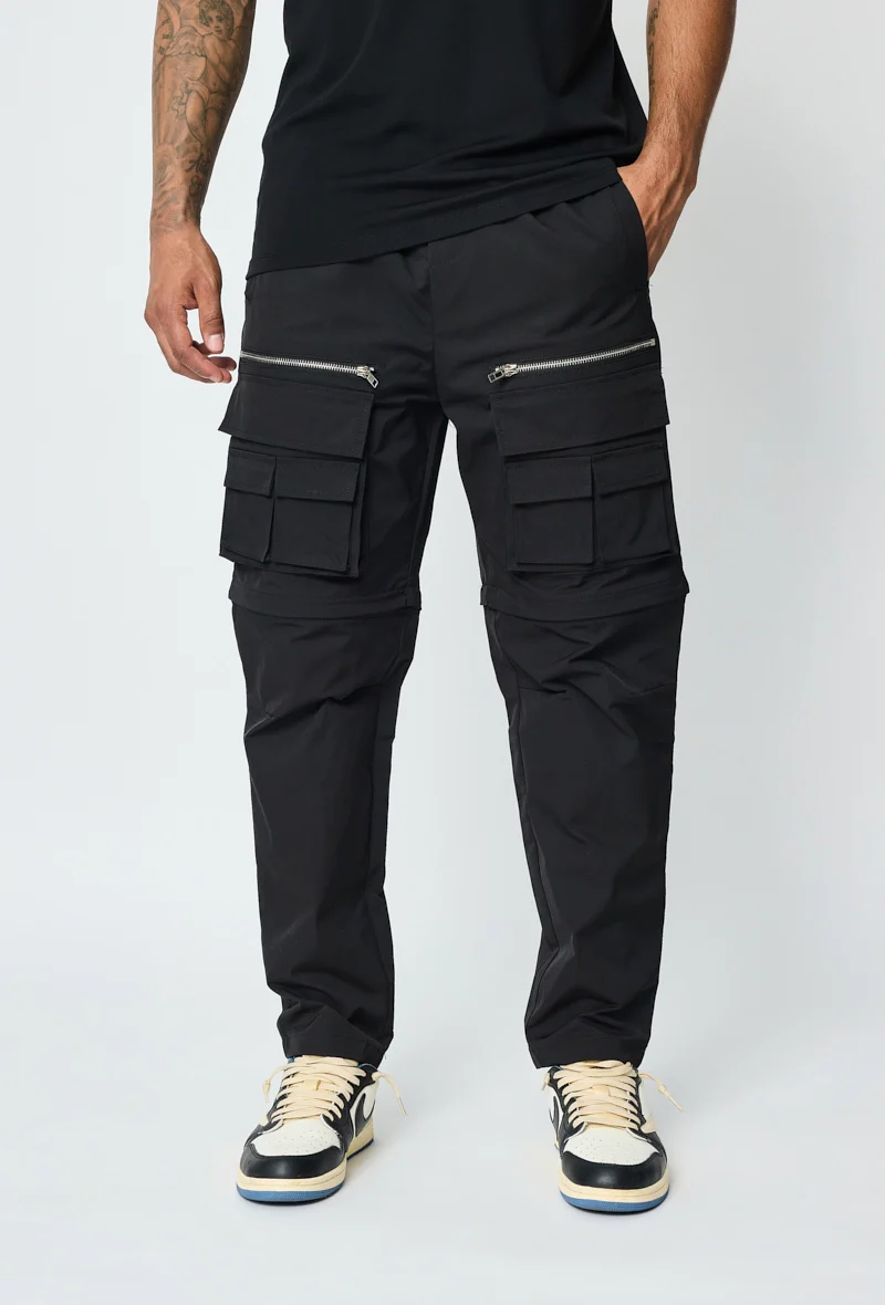 Pantalon cargo jogger multipoche à zip - Image 11