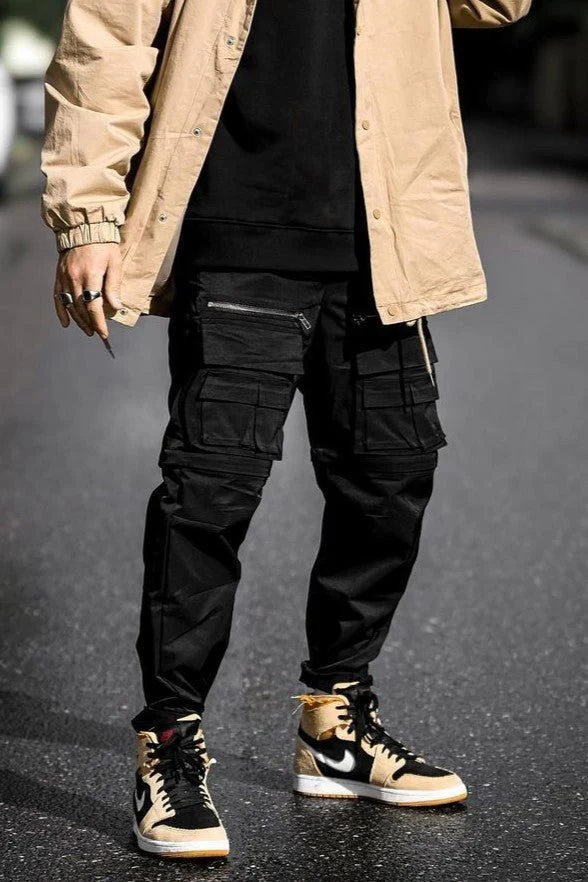 Pantalon cargo jogger multipoche à zip - Image 8
