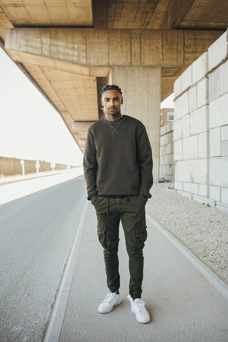 Pantalon cargo jogger treillis - Image 2