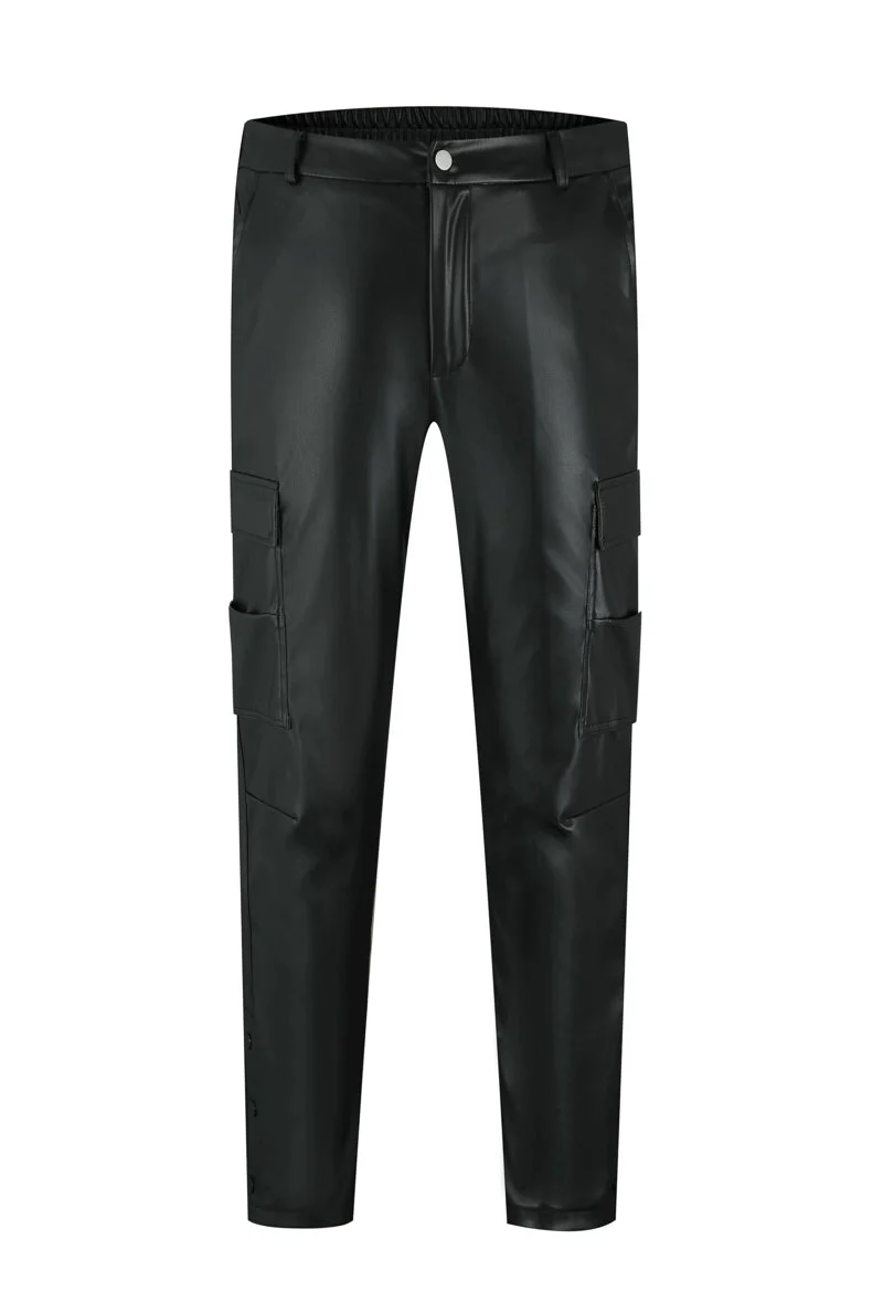 Pantalon cargo similicuire